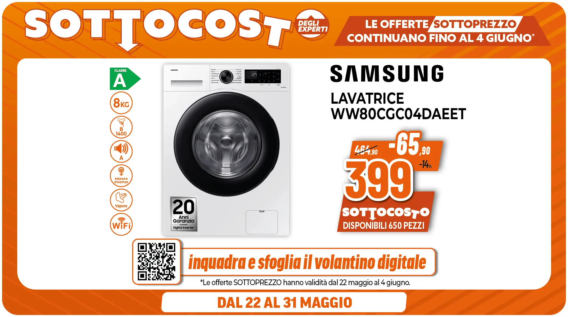 LAVATRICE SAMSUNG 8KG