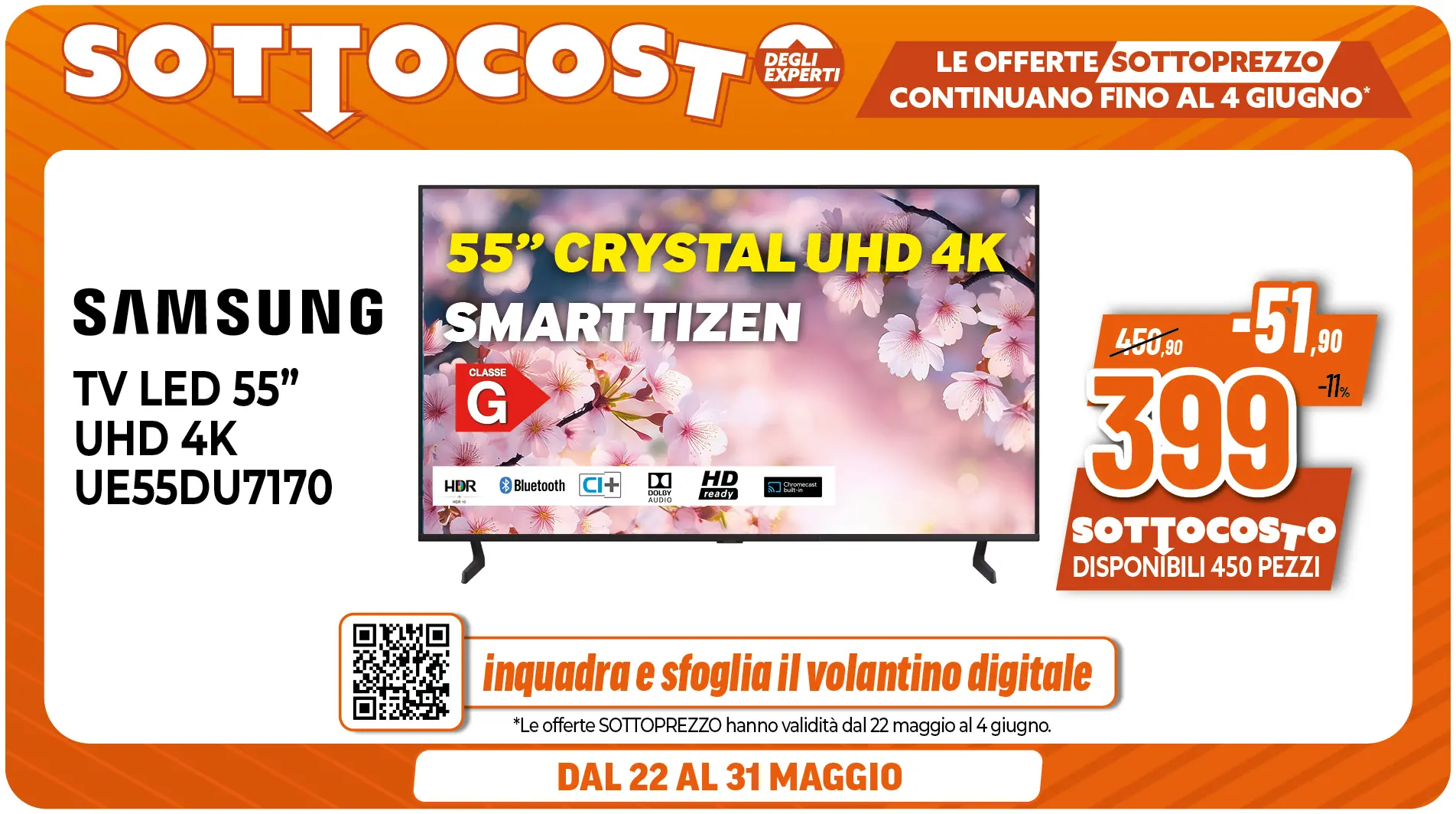 SAMSUNG TV LED 55"