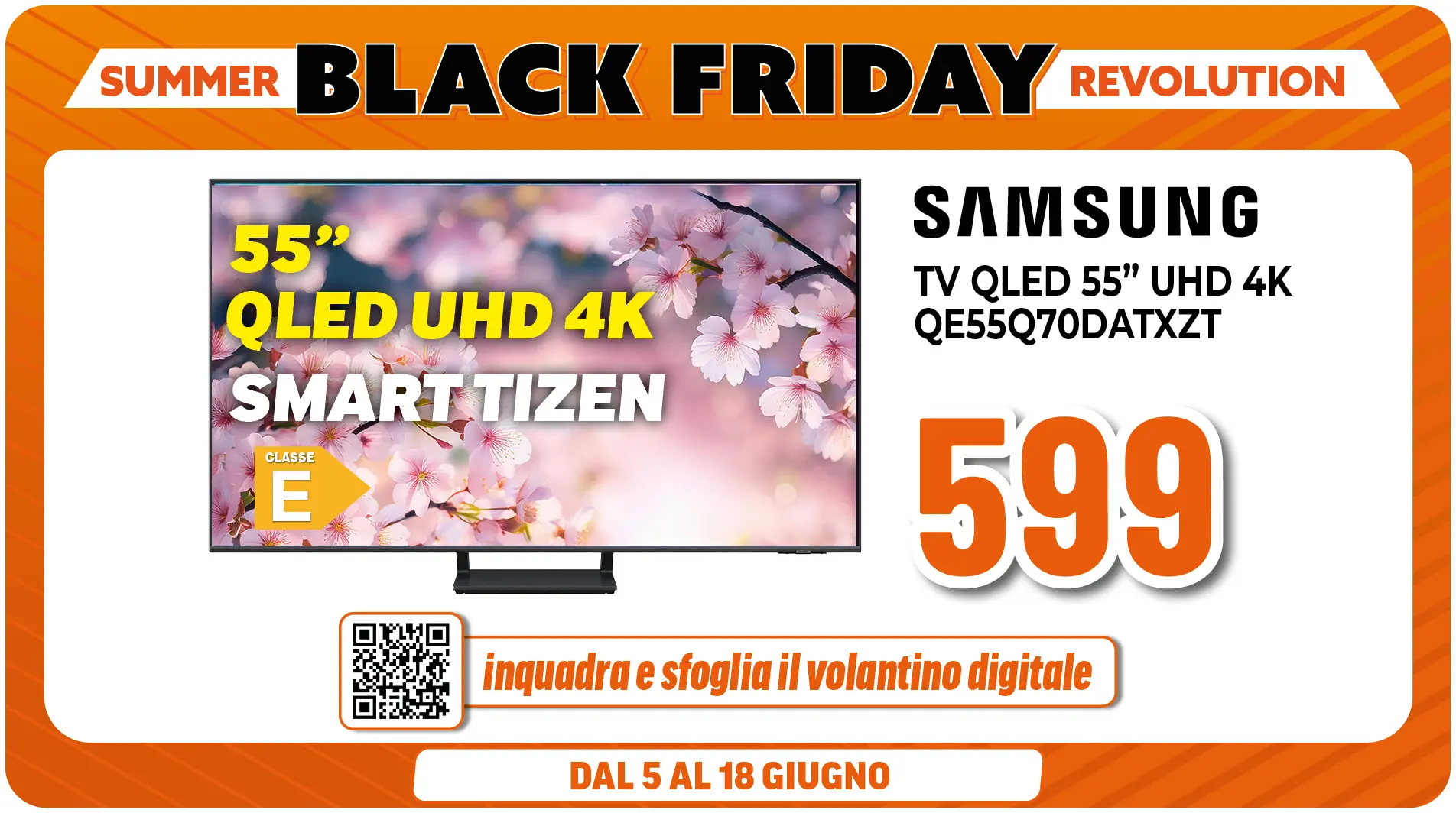 SAMSUNG TV QLED 55"