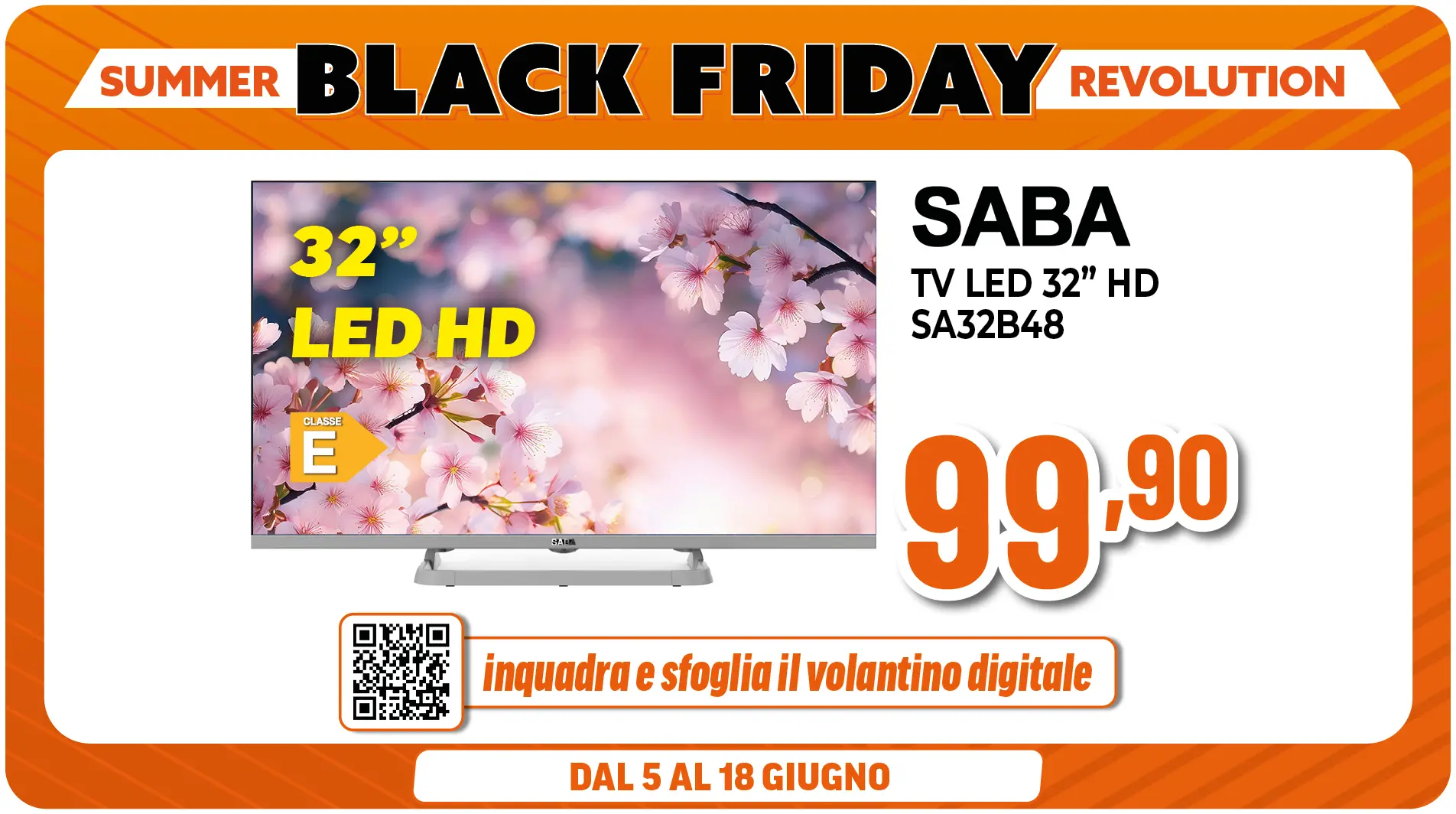 SABA TV LED 32" HD