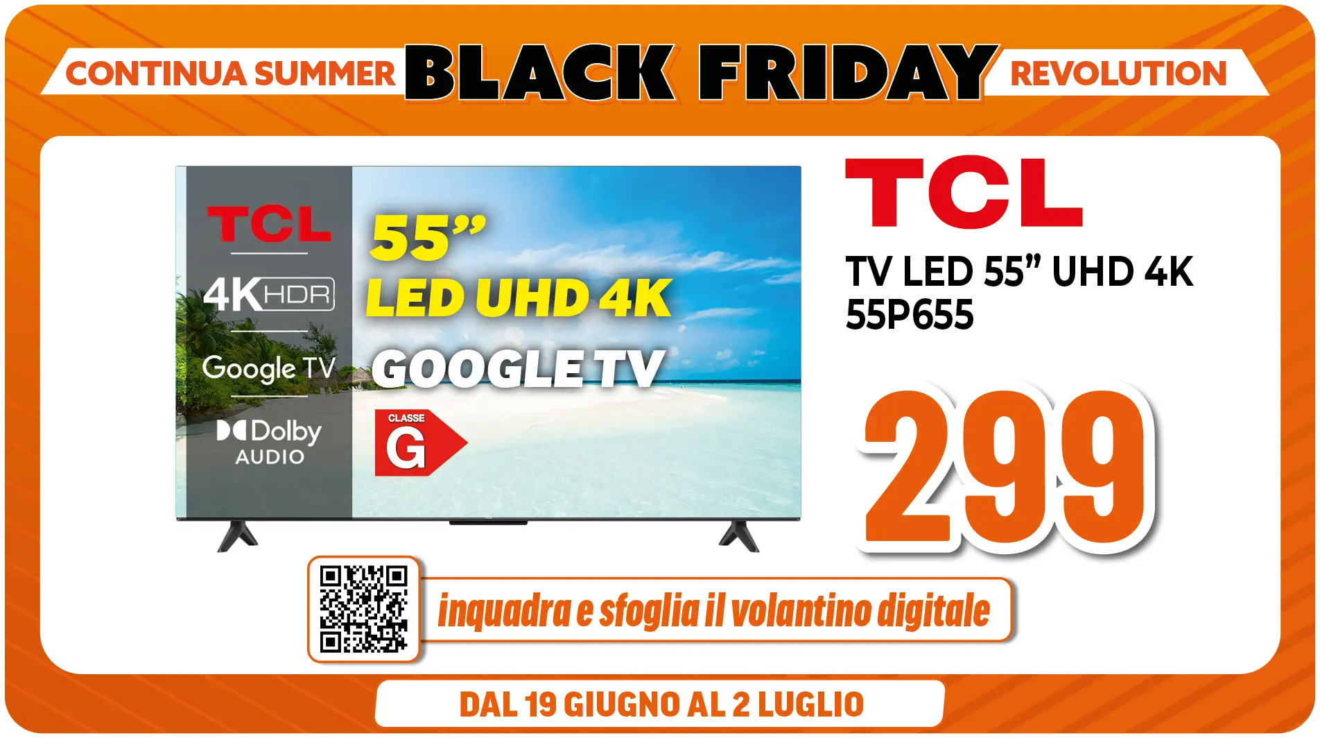 TCL TV LED 55"