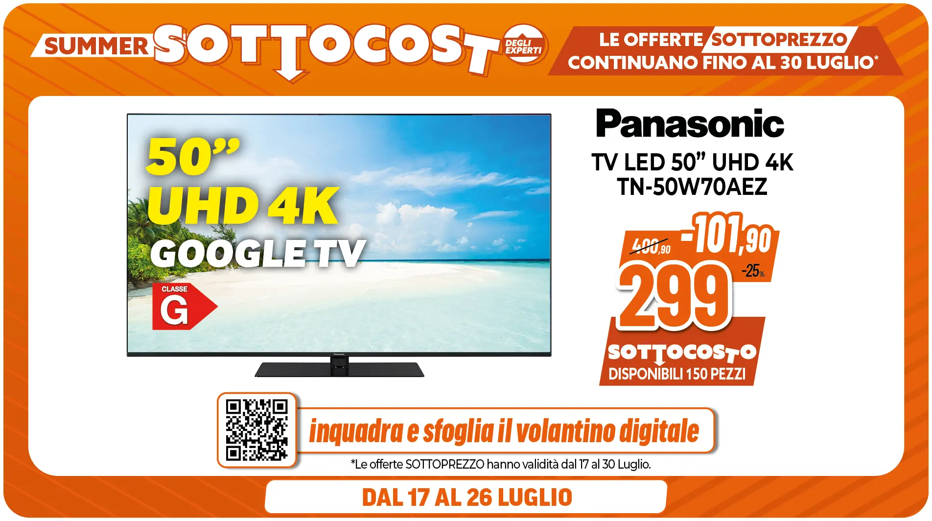 TV PANASONIC 50"
