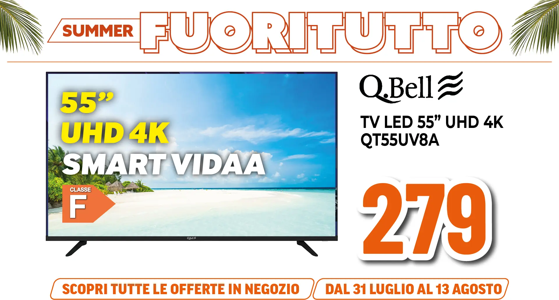 Q.BELL TV LED 55"