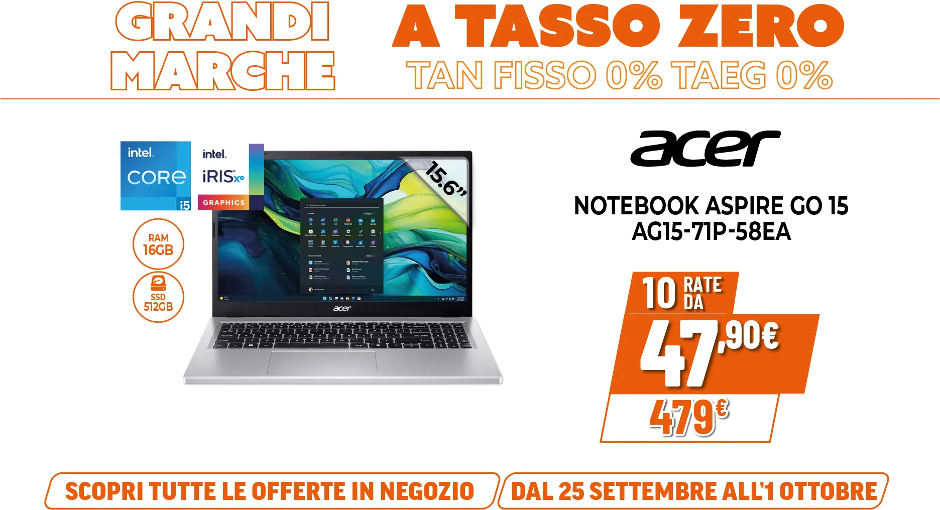 ACER NOTEBOOK ASPIRE GO 15