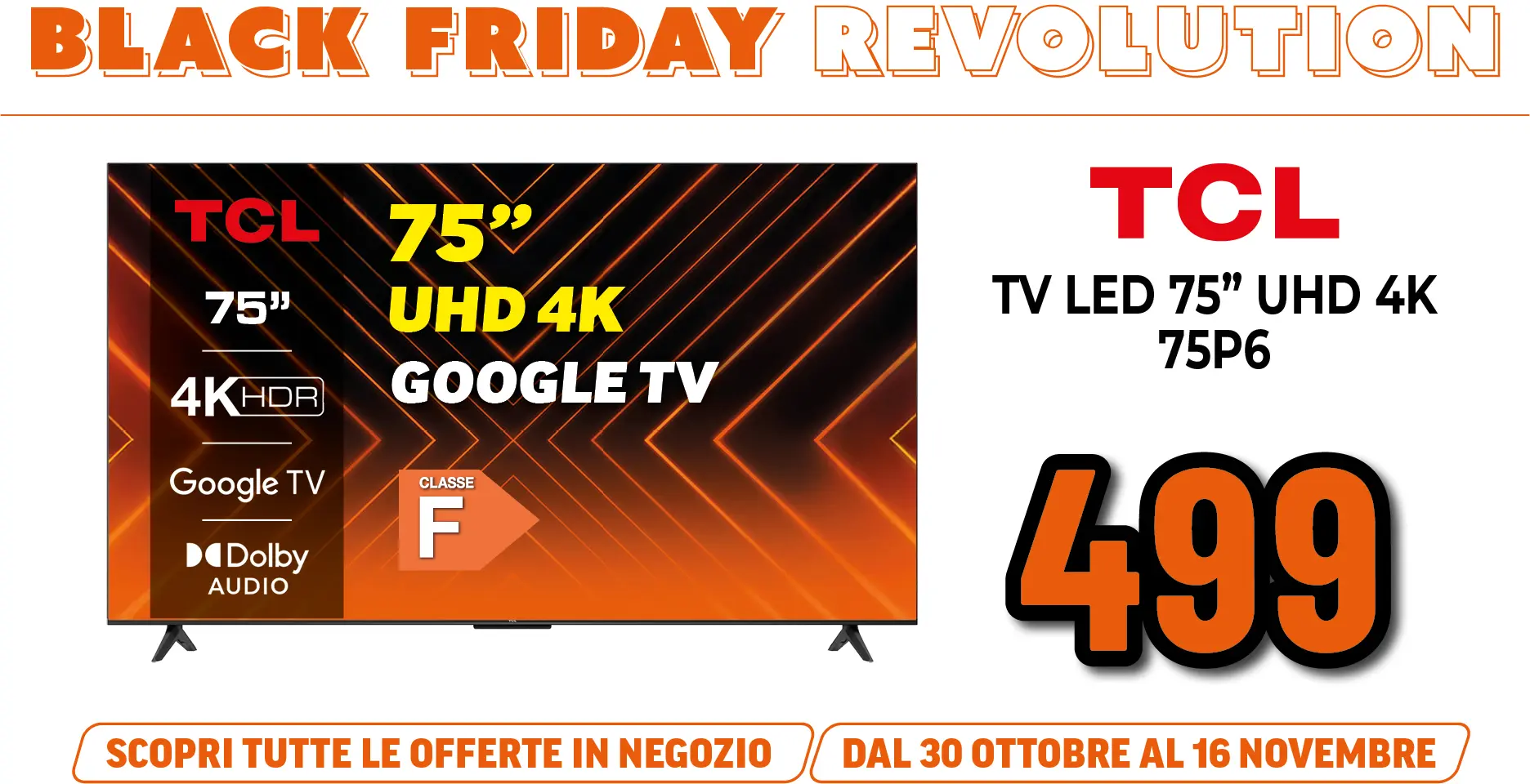 TCL TV LED 75"