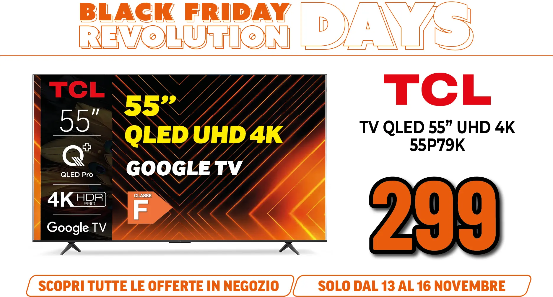 TCL TV QLED 55"