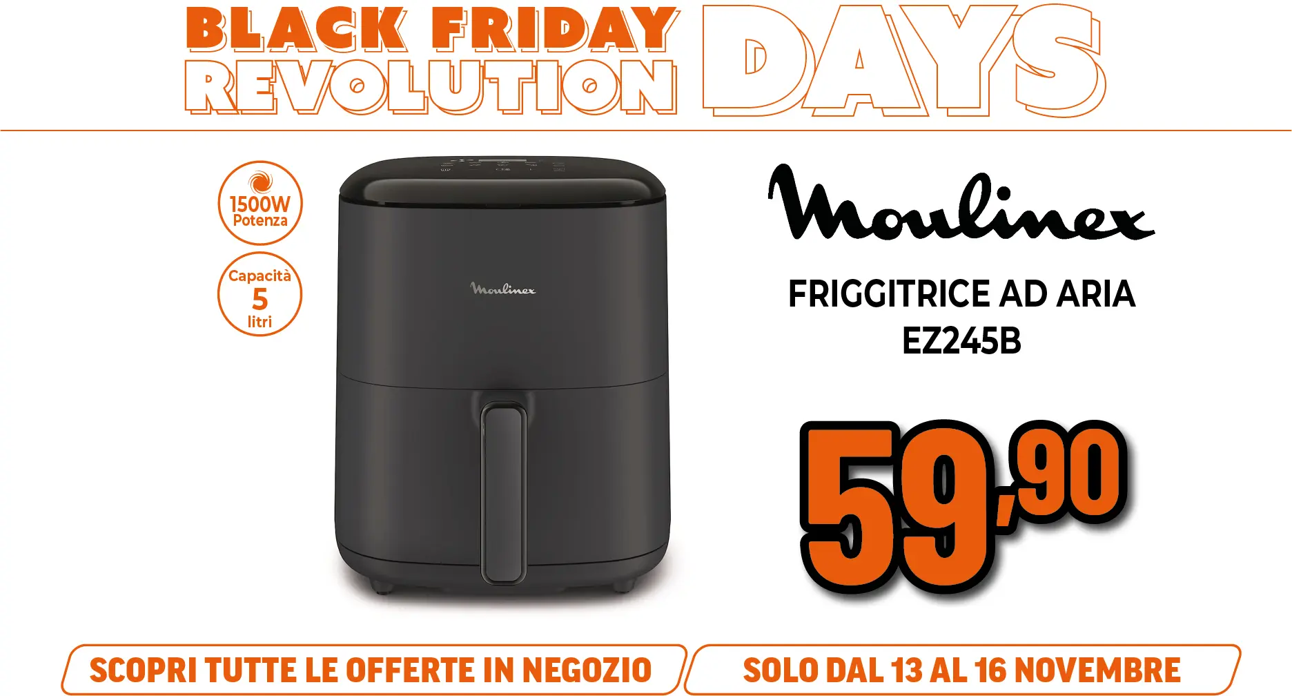 MOULINEX FRIGGITRICE AD ARIA