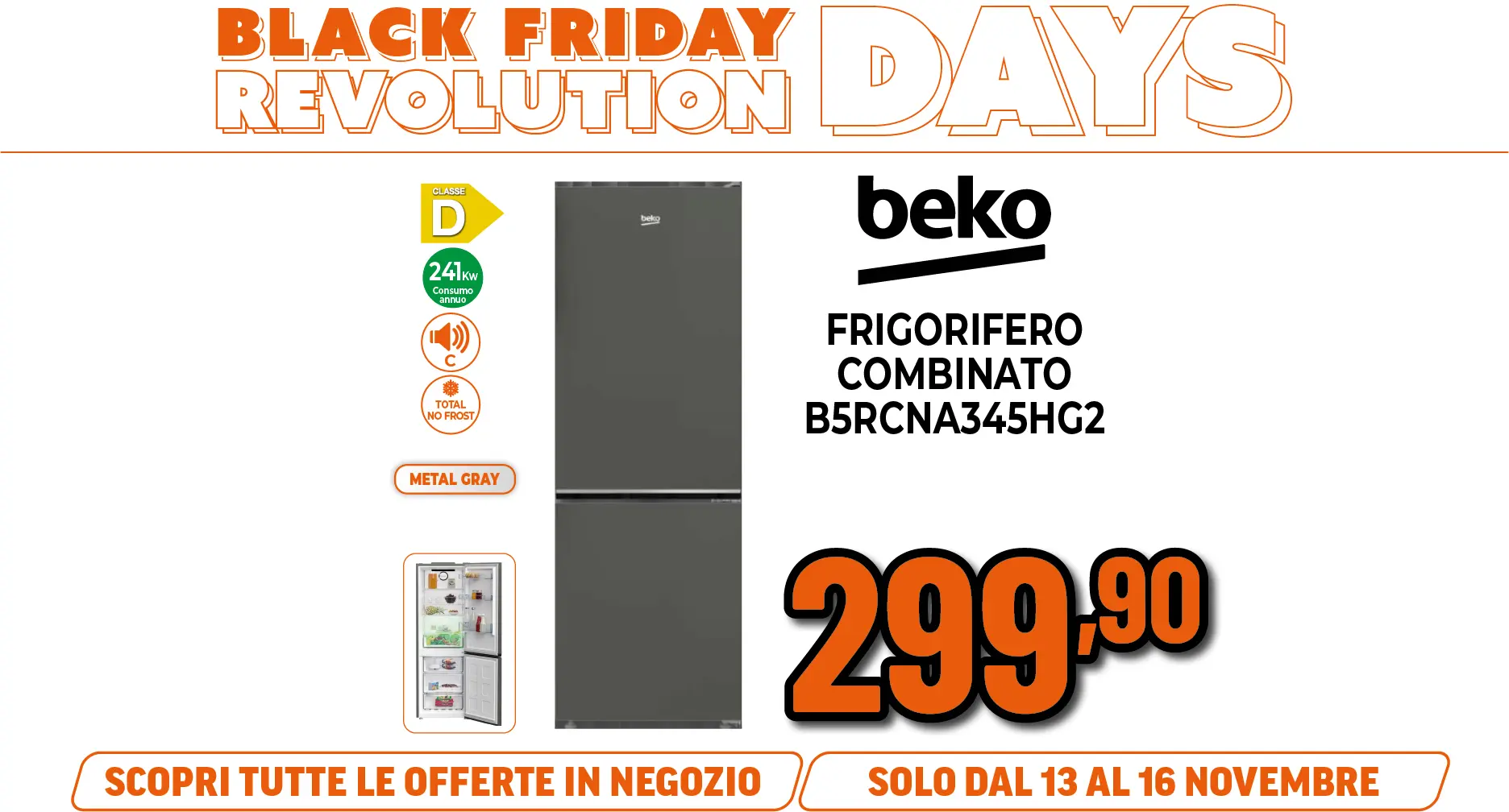 BEKO FRIGORIFERO COMBINATO