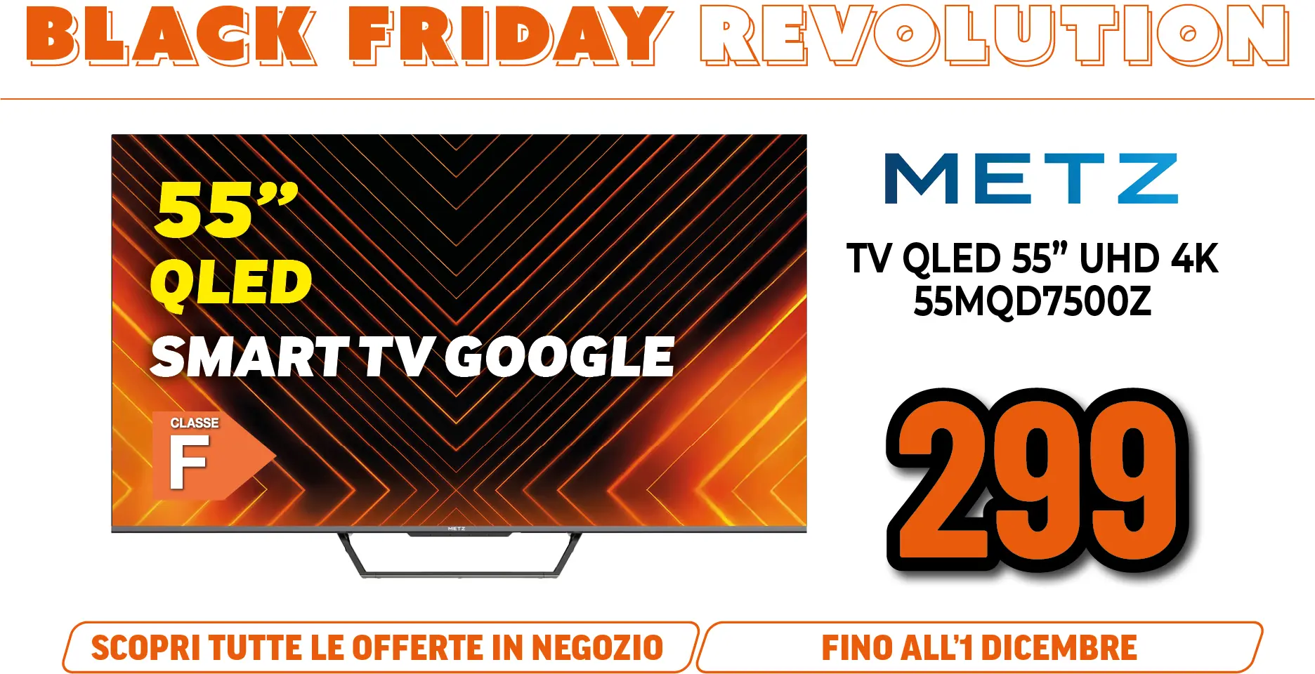 METZ TV QLED 55"