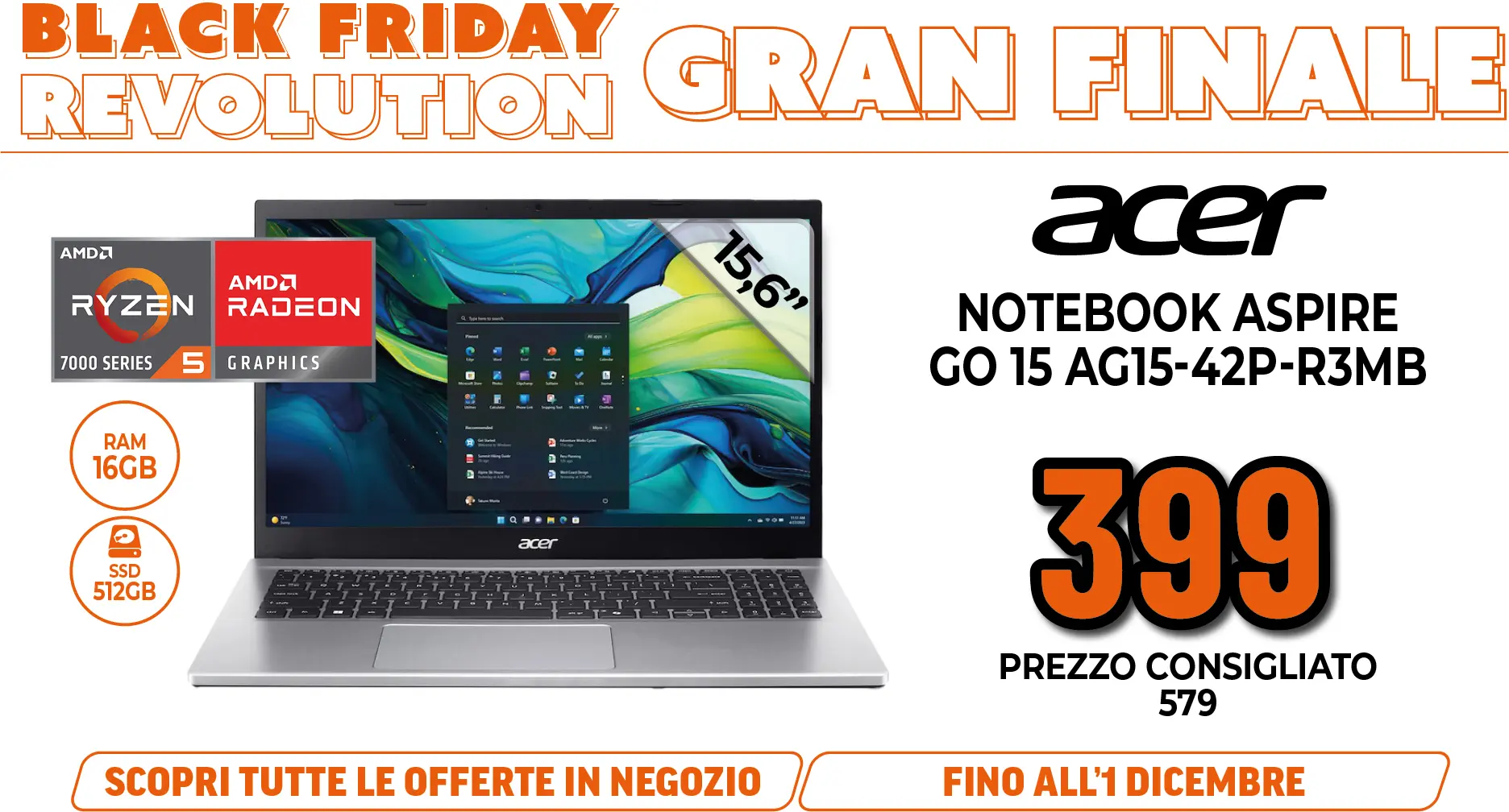 ACER NOTEBOOK ASPIRE GO 15