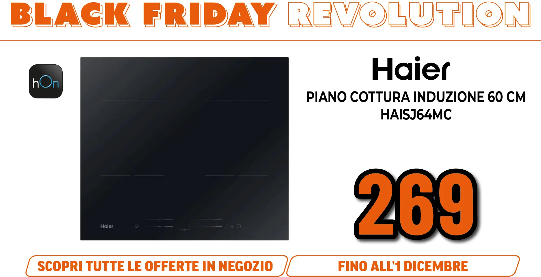 HAIER PIANO COTTURA INDUZIONE