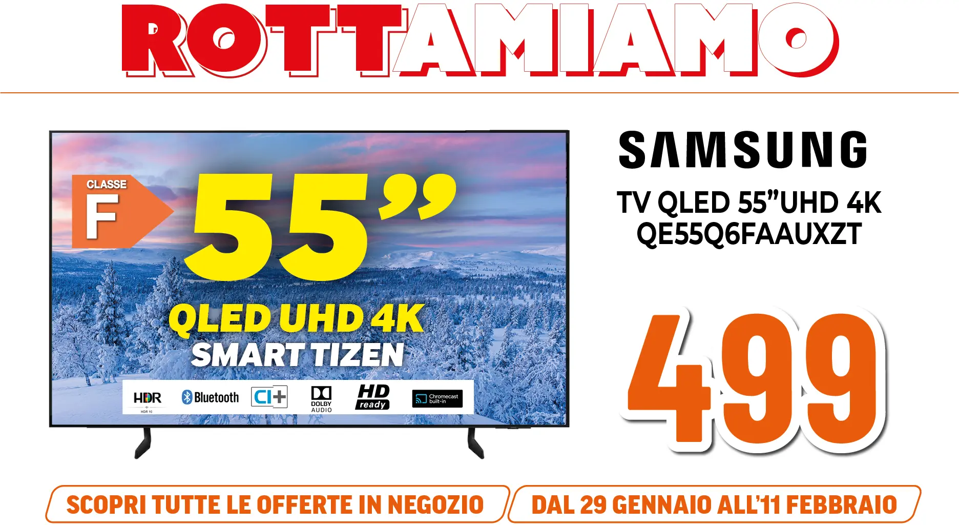 SAMSUNG TV QLED 55"