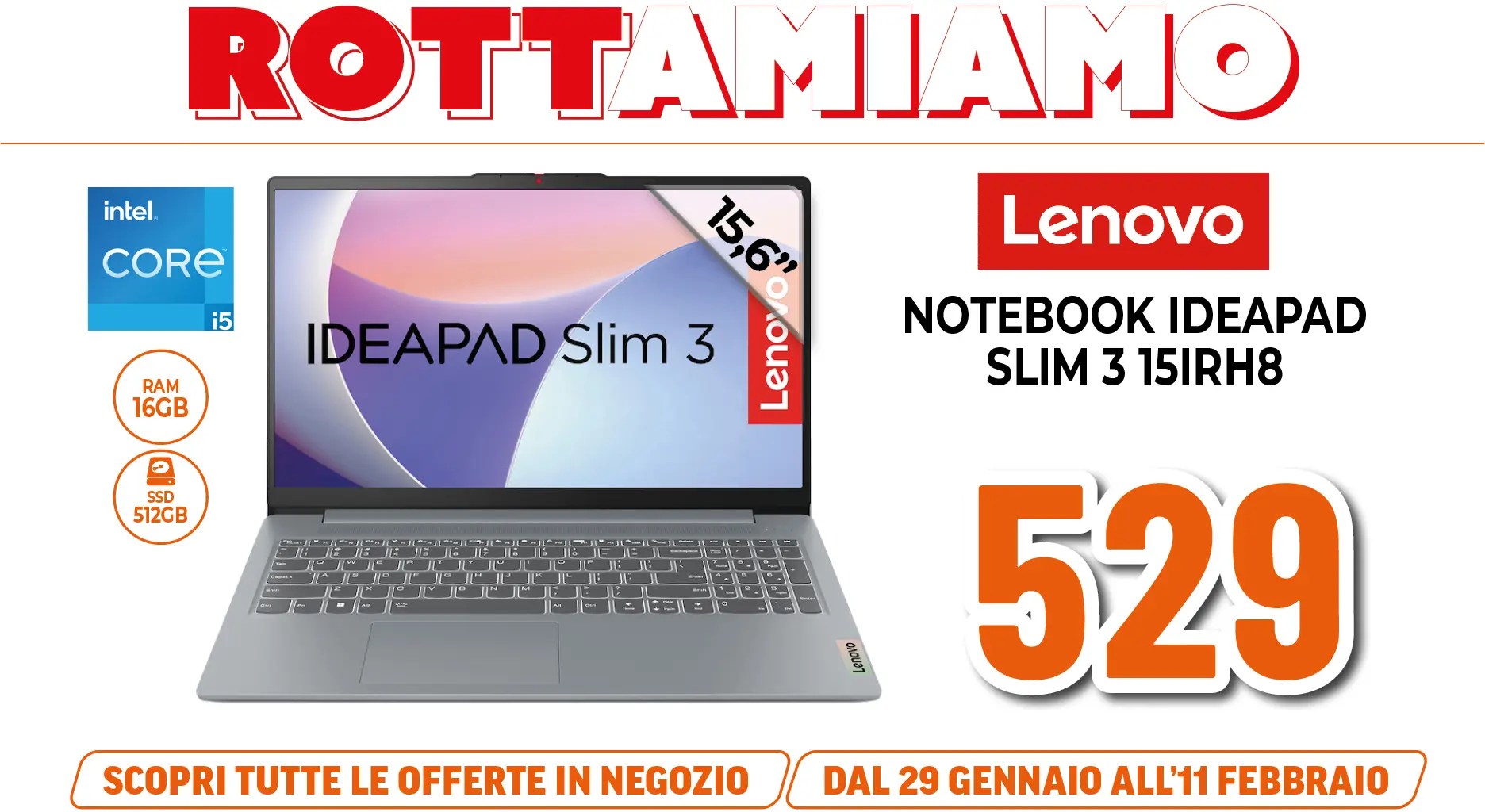 LENOVO NOTEBOOK IDEAPAD SLIM 3