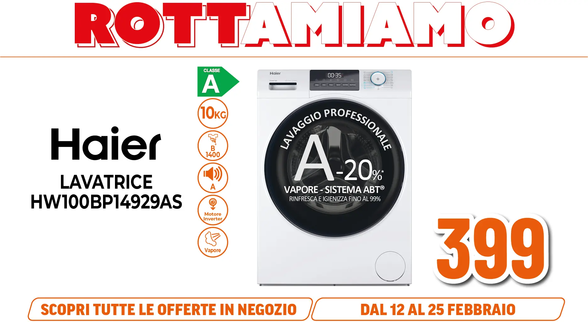 HAIER LAVATRICE 10KG