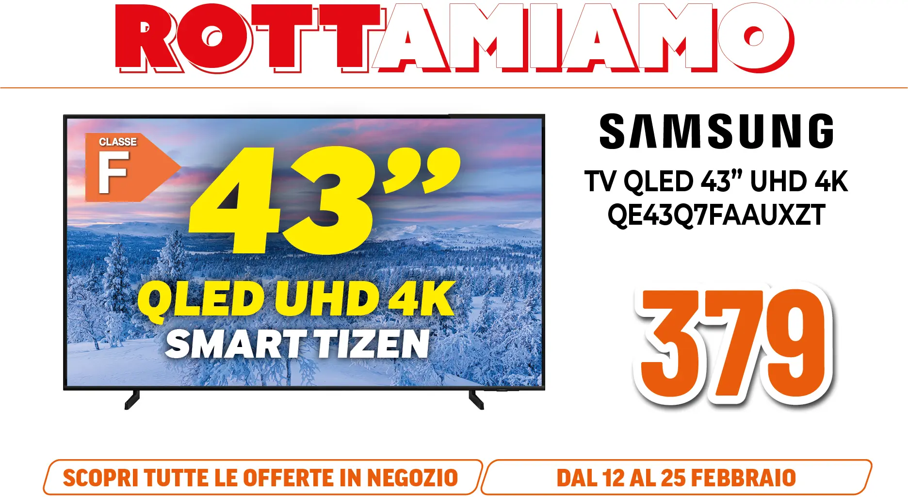 SAMSUNG TV QLED 43"