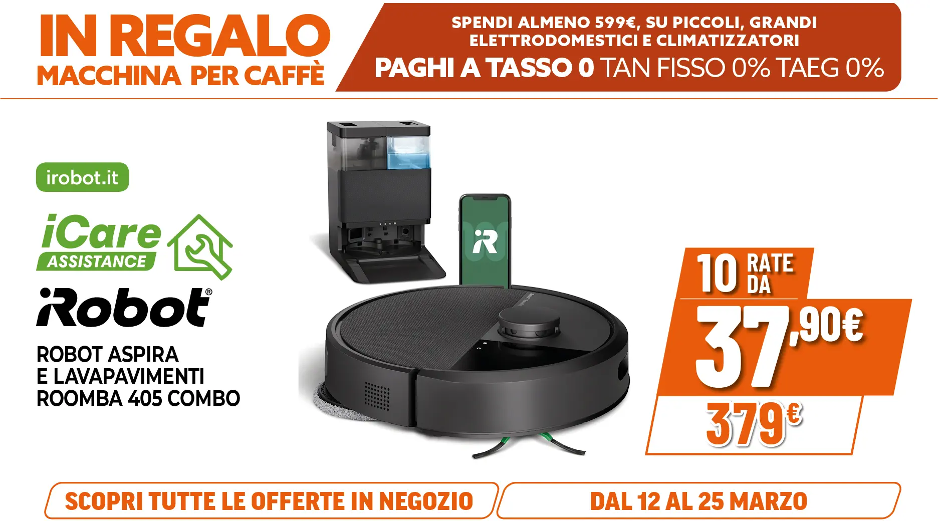 IROBOT ASPIRAPOLVERE ROOMBA