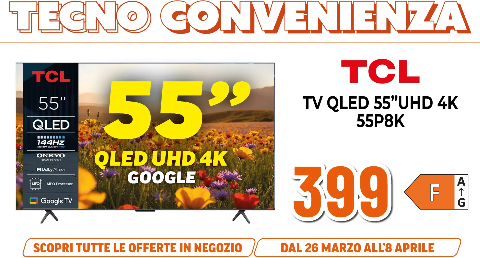 TCL TV QLED 55"