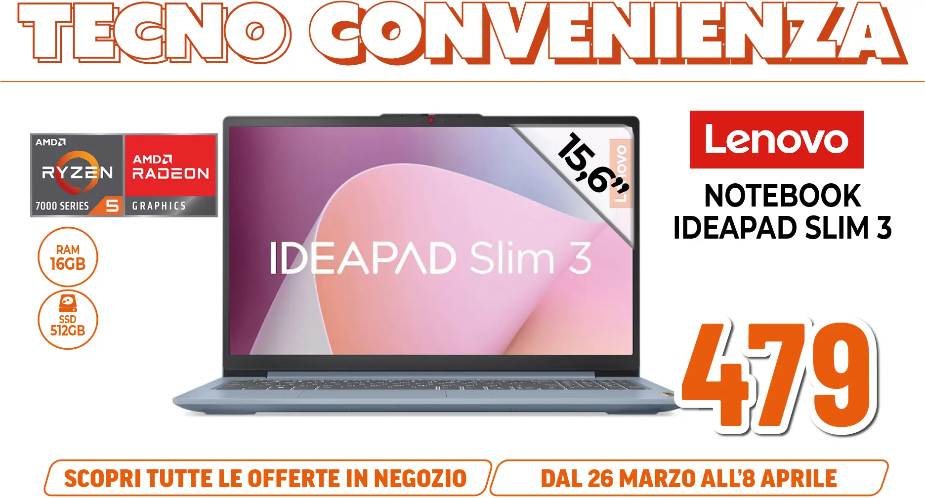 LENOVO NOTEBOOK IDEAPAD SLIM 3