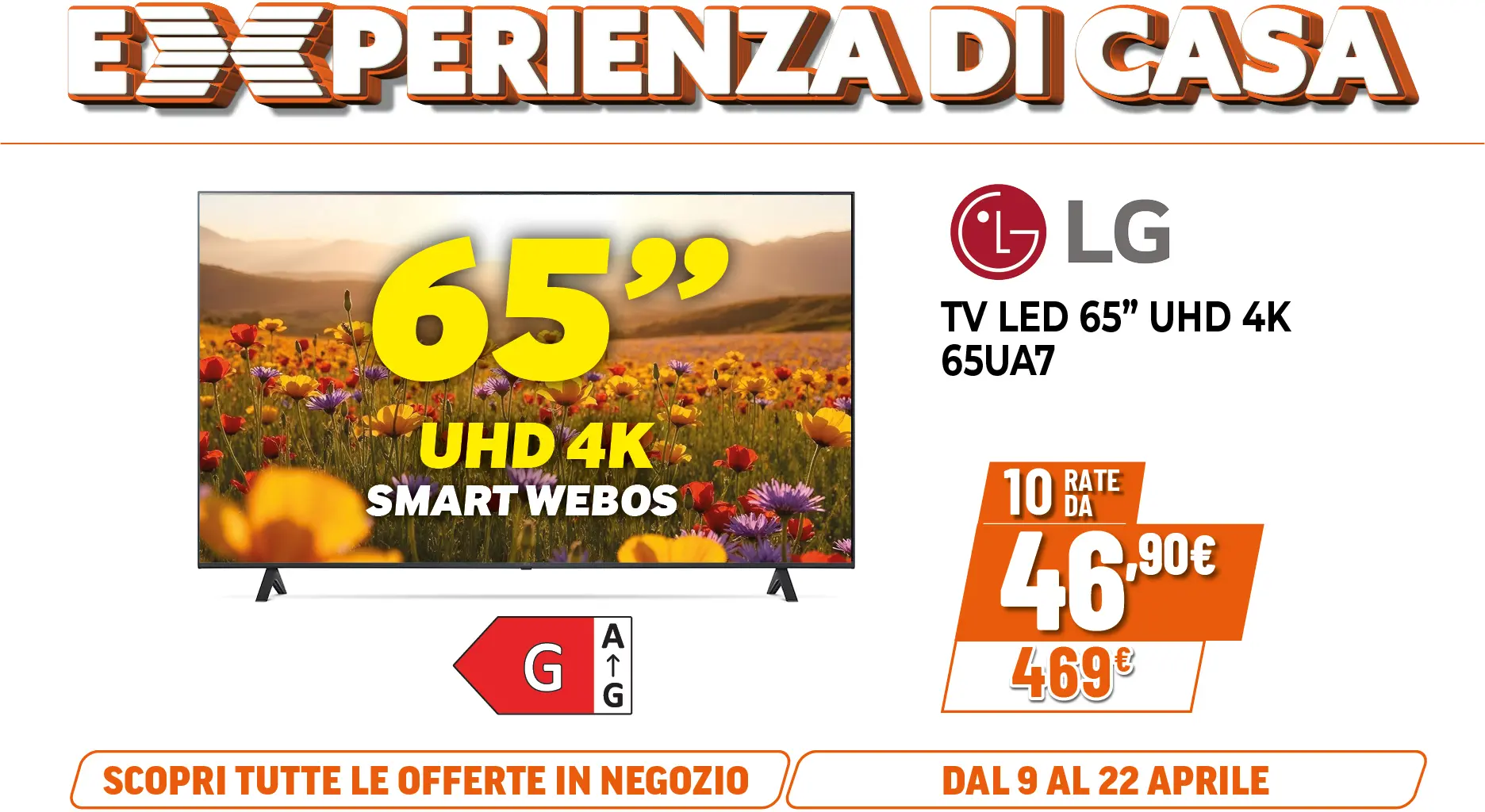 LG TV LED 65"