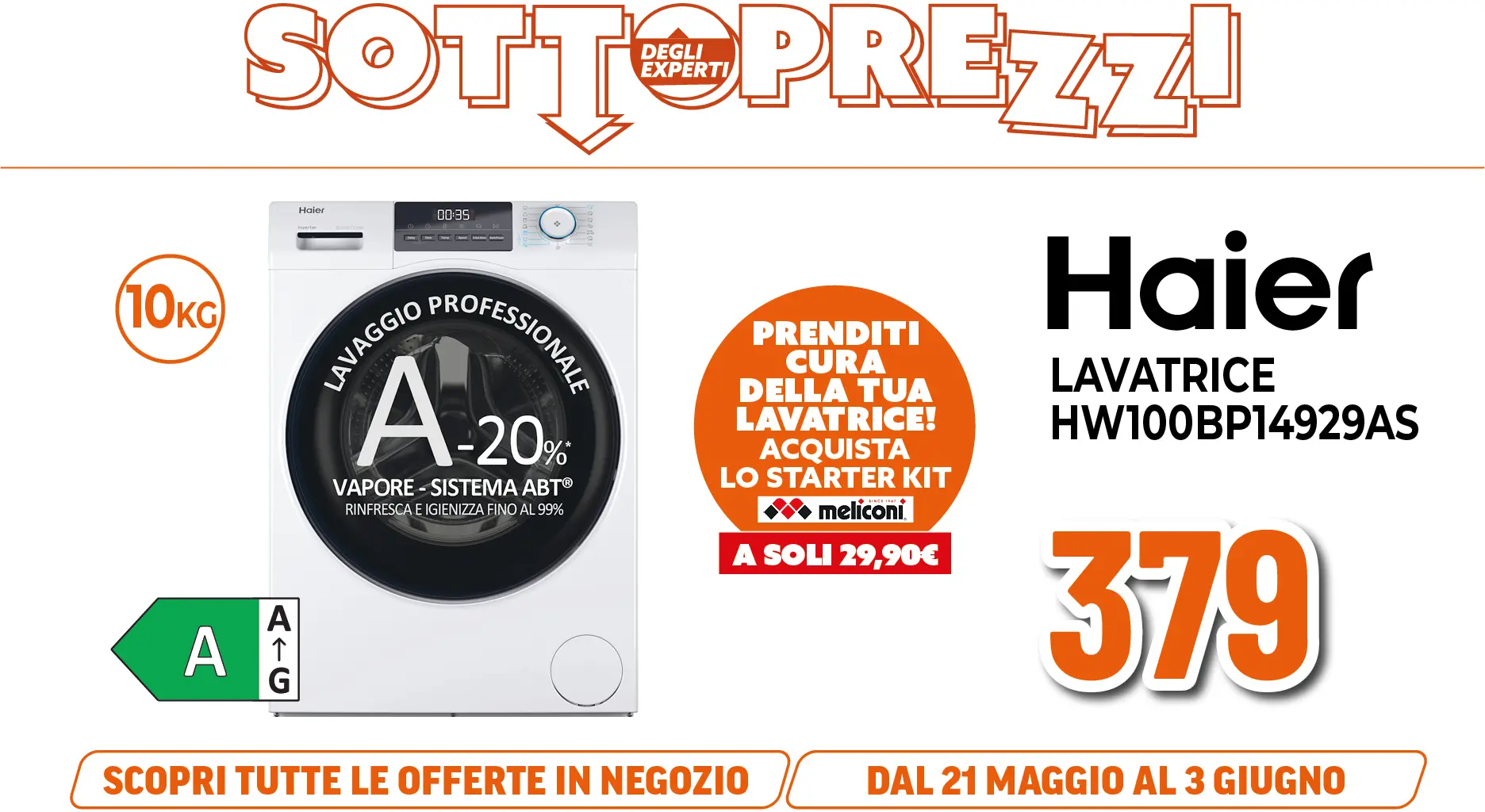 LAVATRICE HAIER 10KG