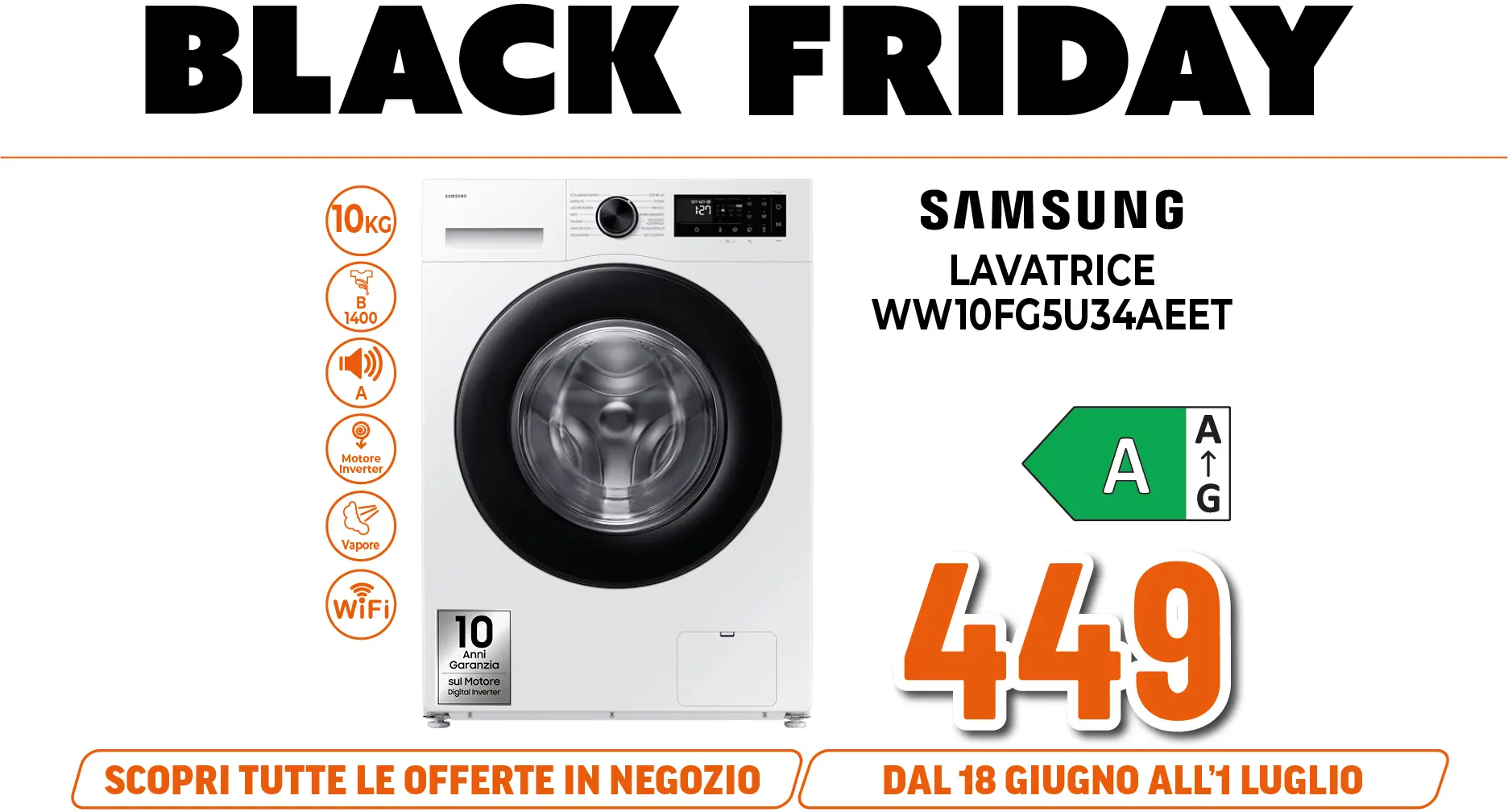LAVATRICE SAMSUNG 10KG