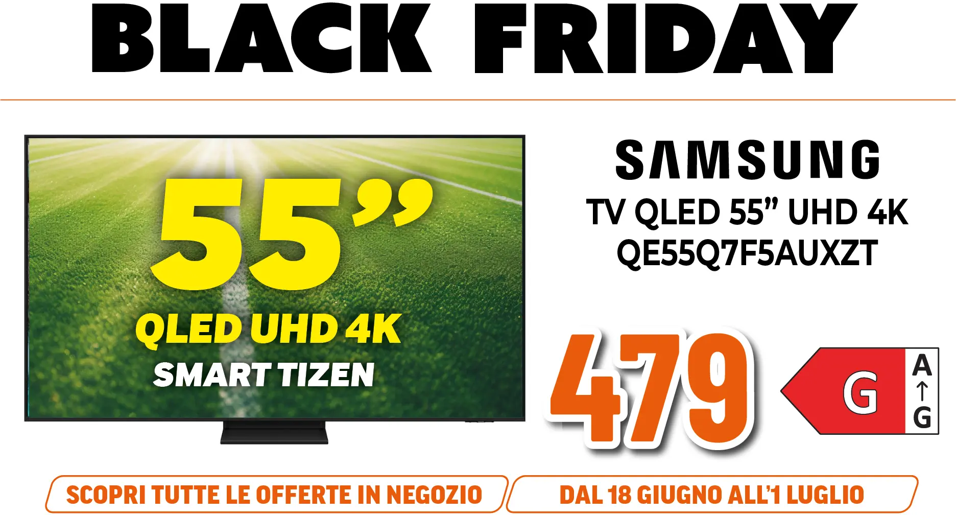SAMSUNG TV QLED 55"