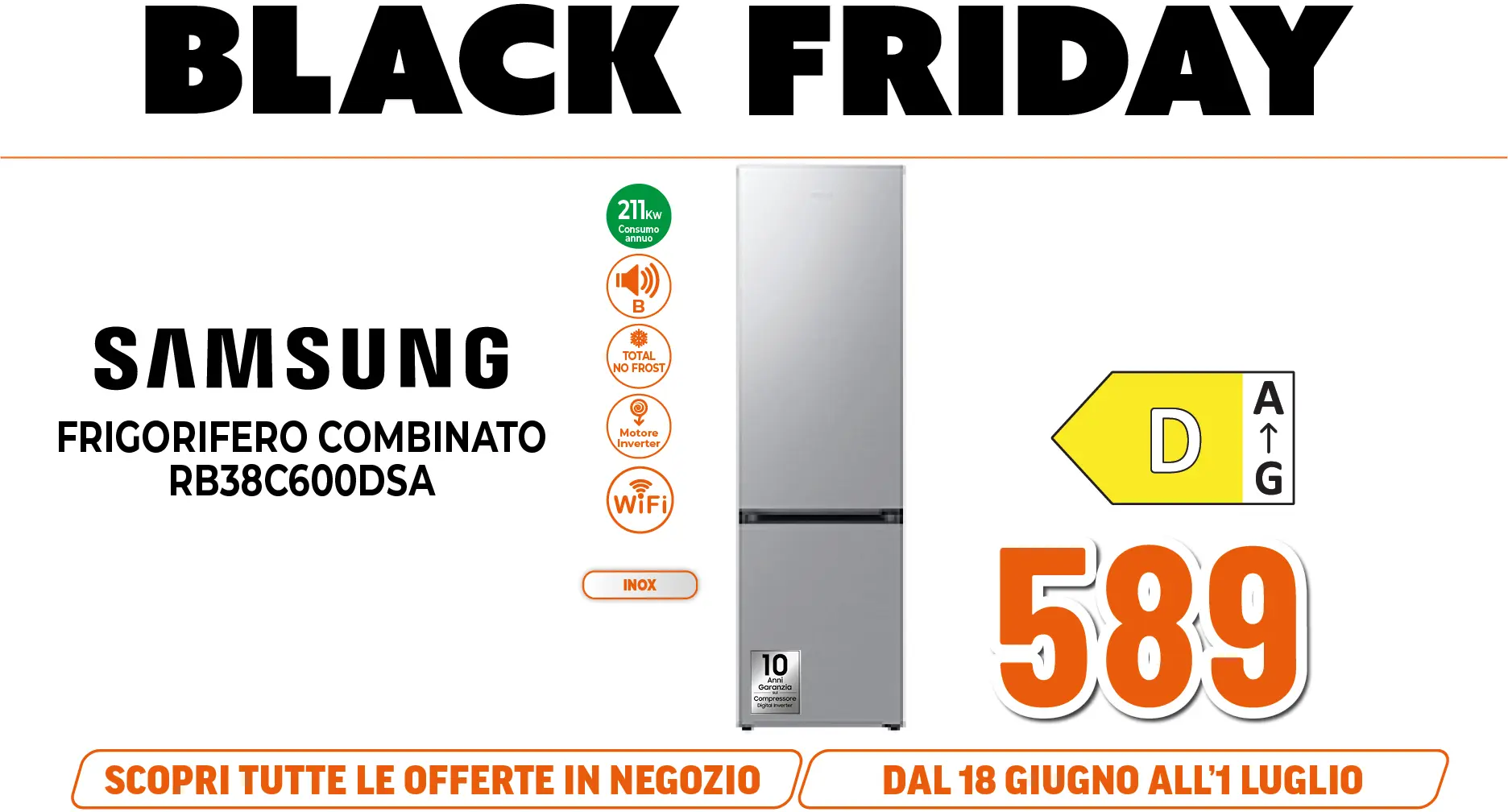SAMSUNG FRIGORIFERO COMBINATO