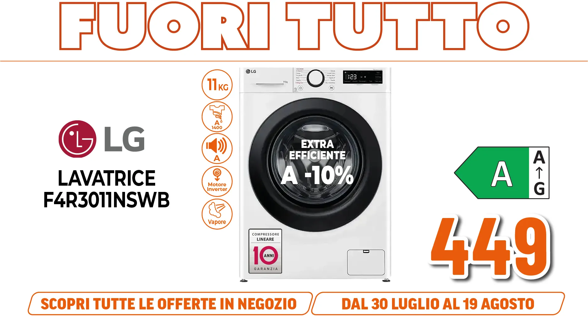 LG LAVATRICE 11KG