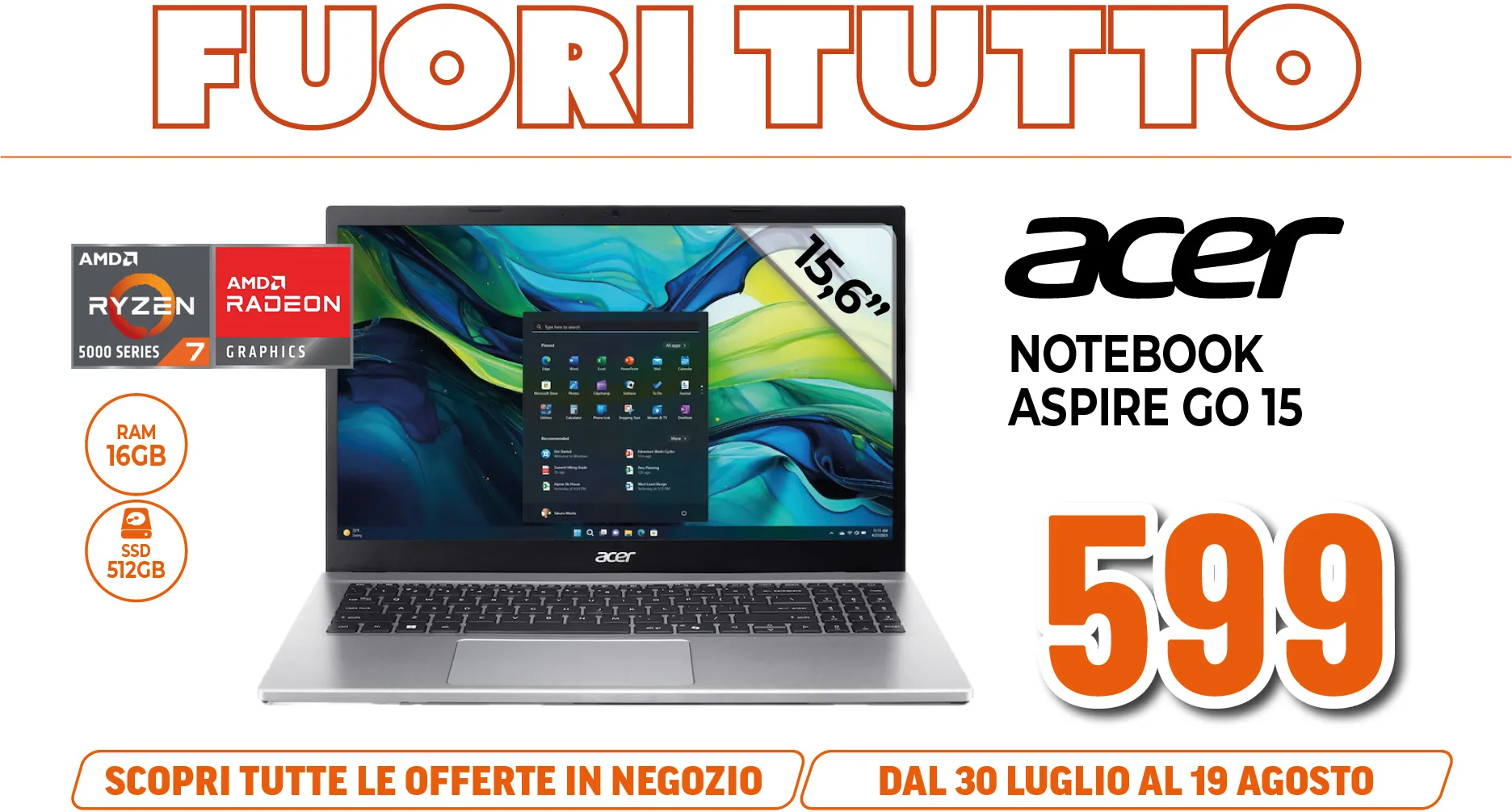 ACER NOTEBOOK ASPIRE GO 15