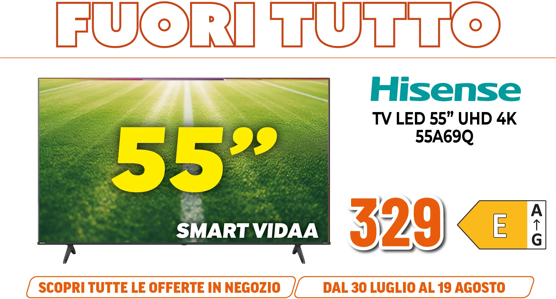 HISENSE TV LED 55"