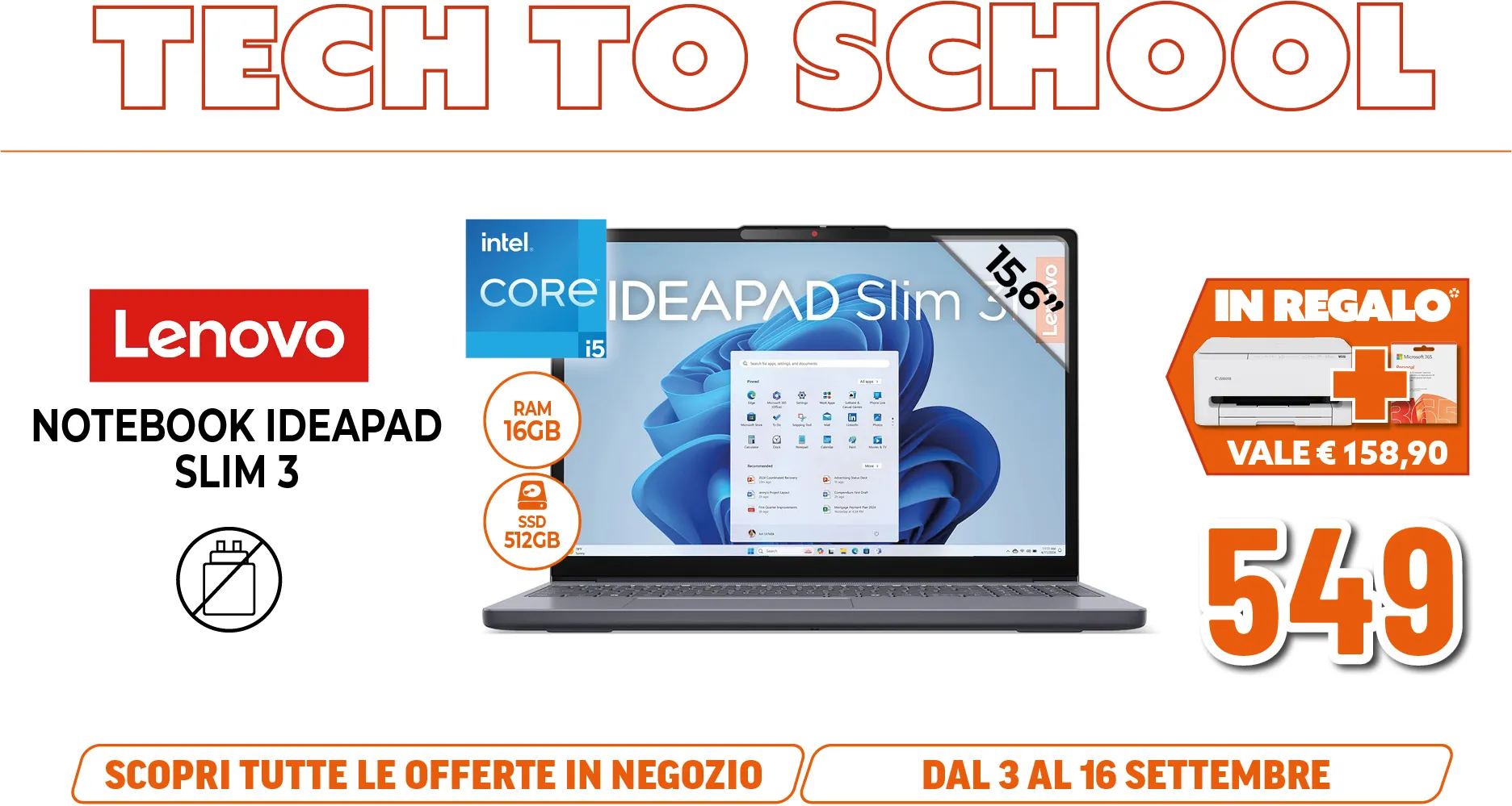 LENOVO  NOTEBOOK IDEAPAD SLIM 3