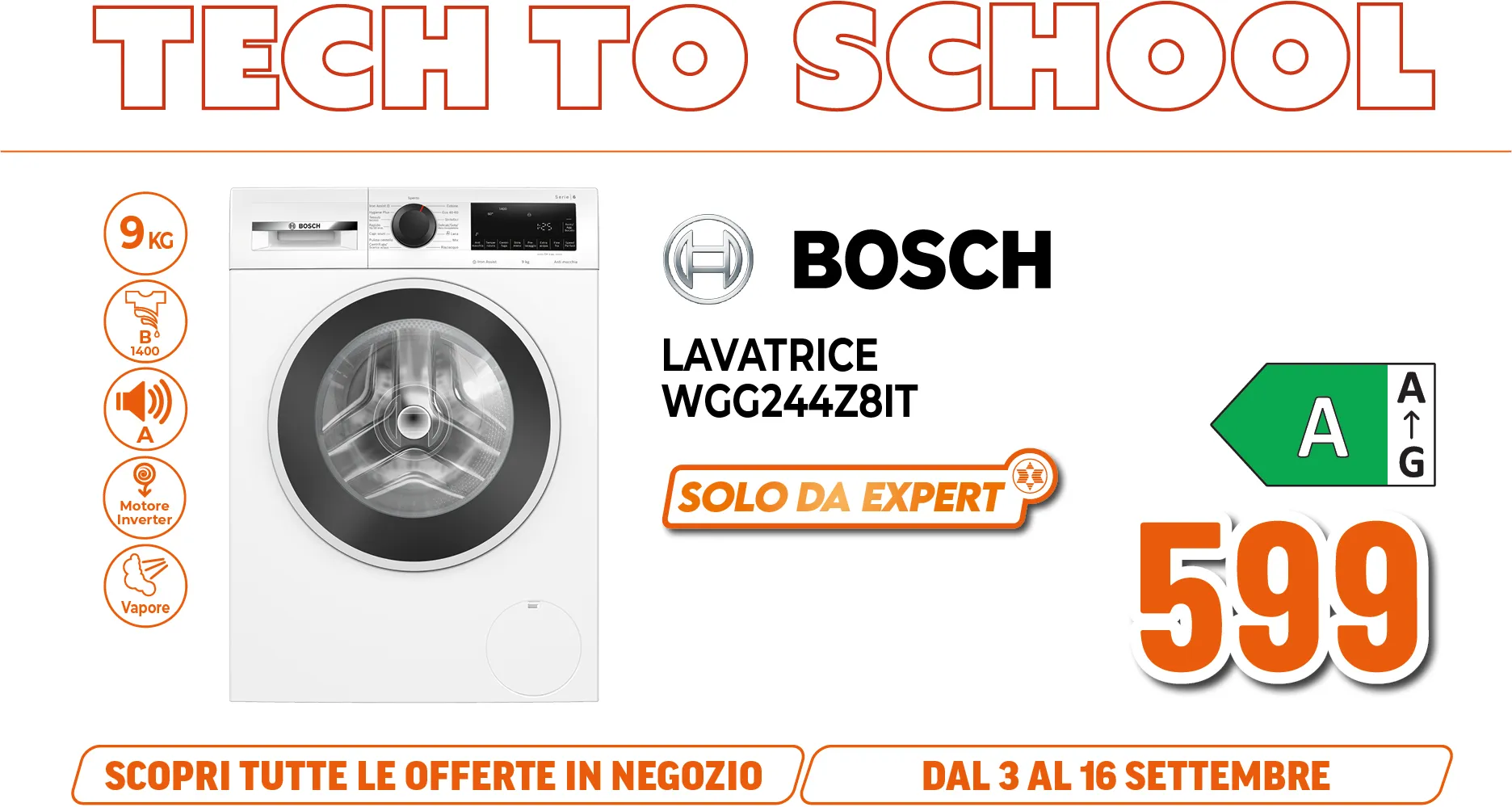 LAVATRICE BOSH 9KG