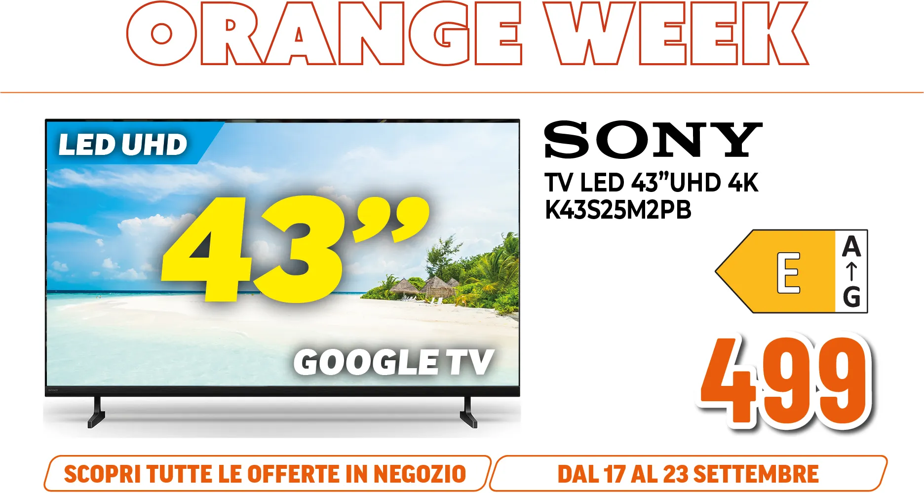 SONY TV LED 43