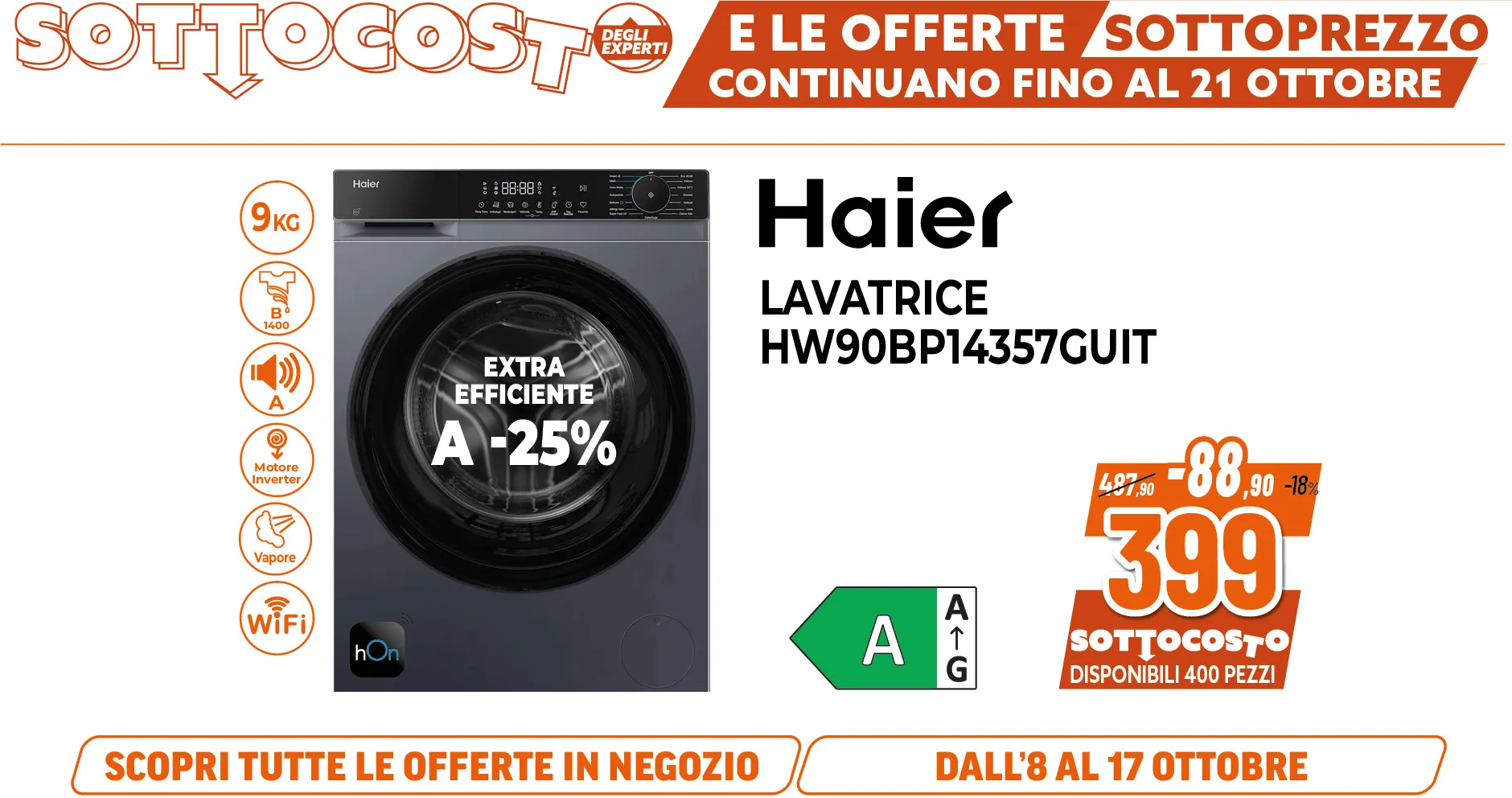 LAVATRICE HAIER 9KG