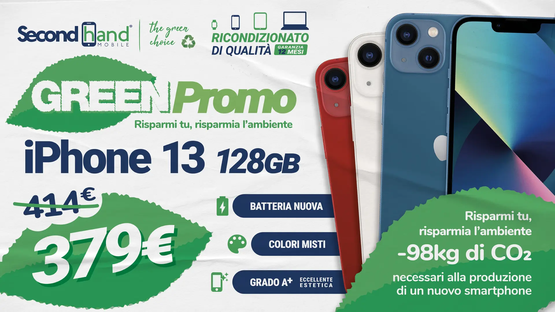 GREEN PROMO IPHONE 13