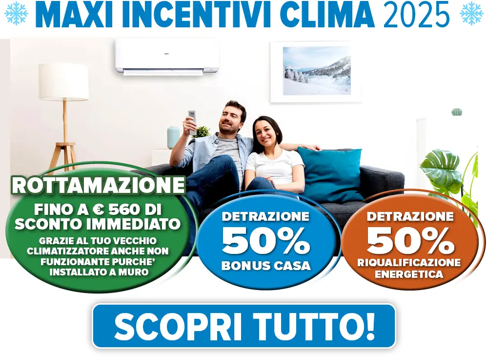 MAXI INCENTIVI CLIMA 2025