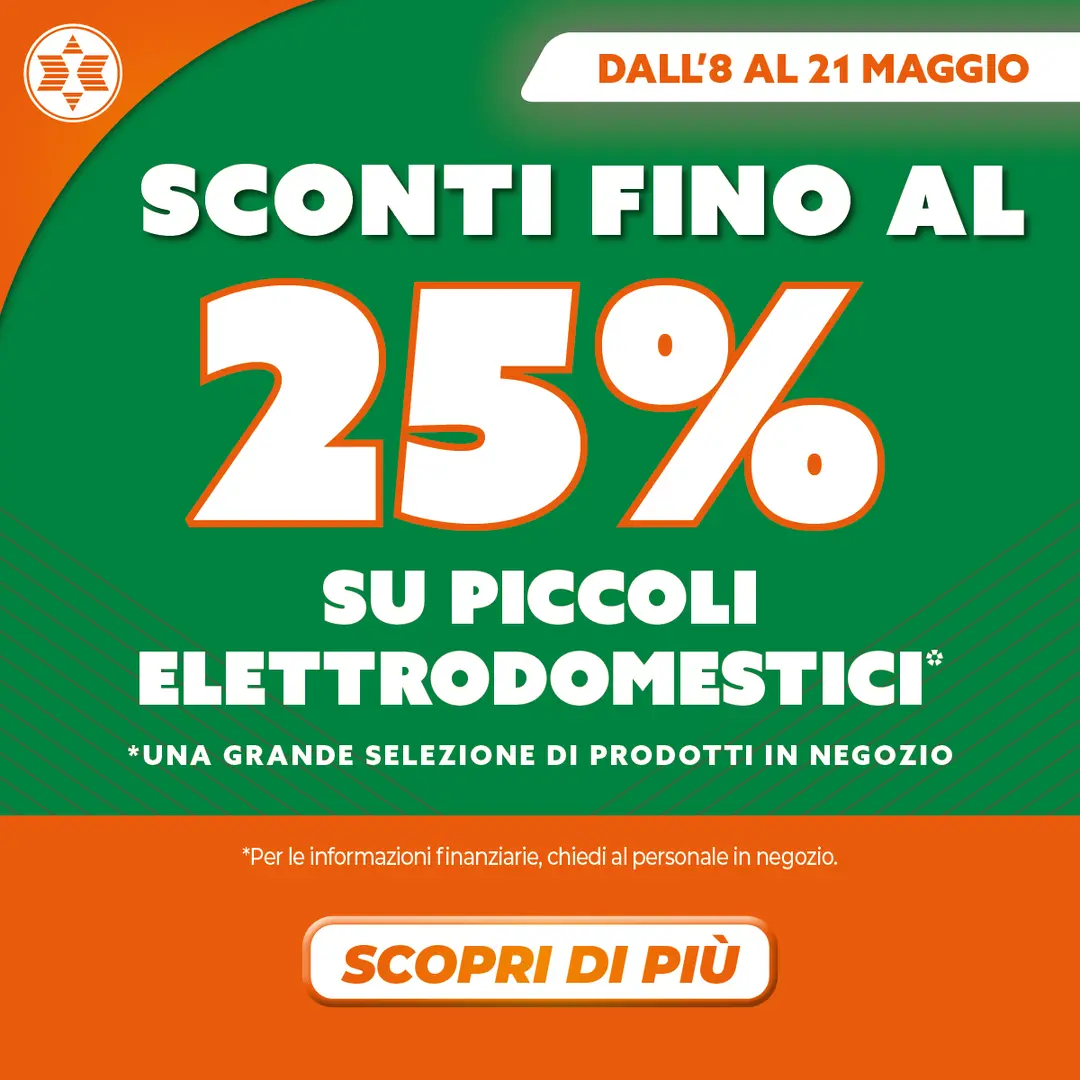 SCONTO FINO AL 25% PED - 8-21 MAG