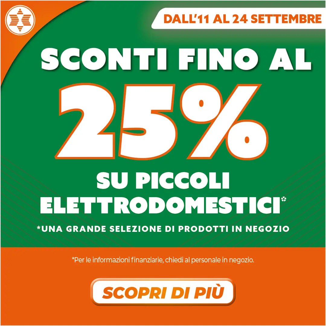 SCONTO FINO AL 25% PED 11-24 SETT