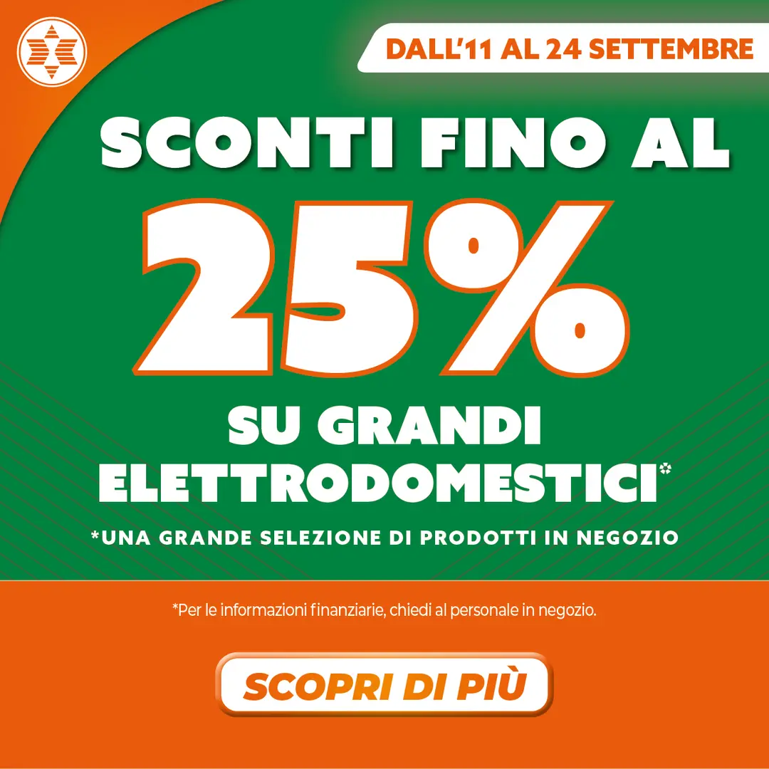 SCONTO FINO AL 25% GED 11-24 SETT