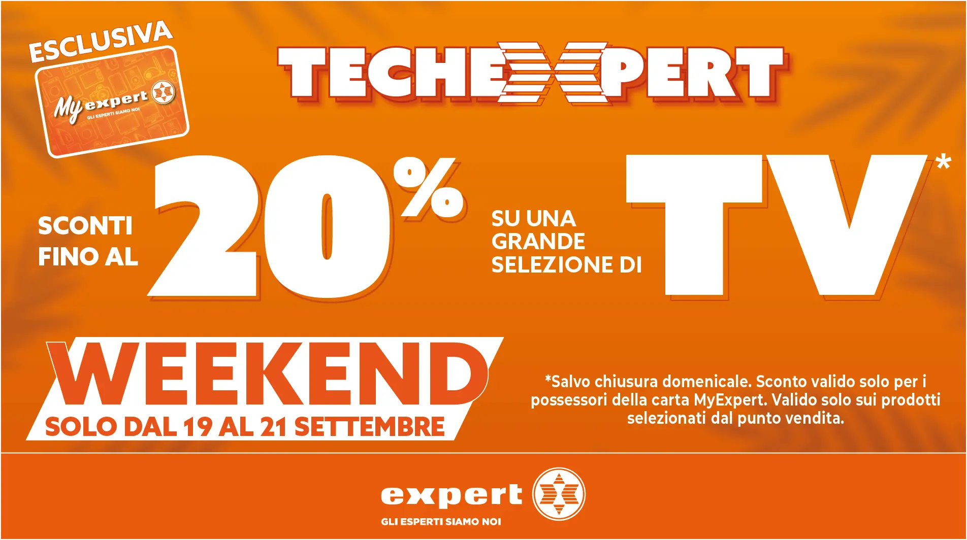 Sconti TV fino al 20% dal 19 al 21 settembre