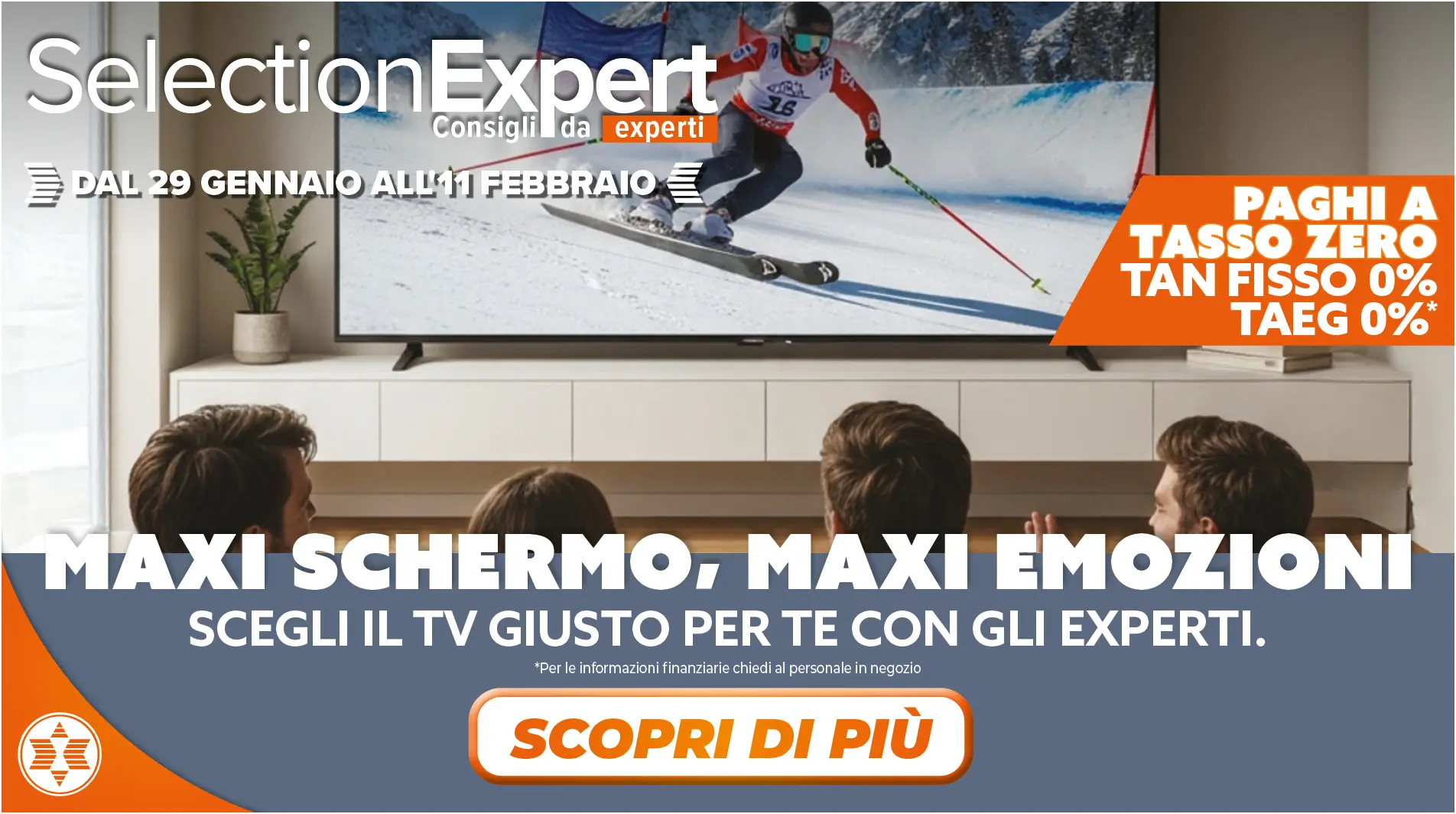 SPECIALE GRANDI SCHERMI-OLIMPIADI (29.01-11.02)