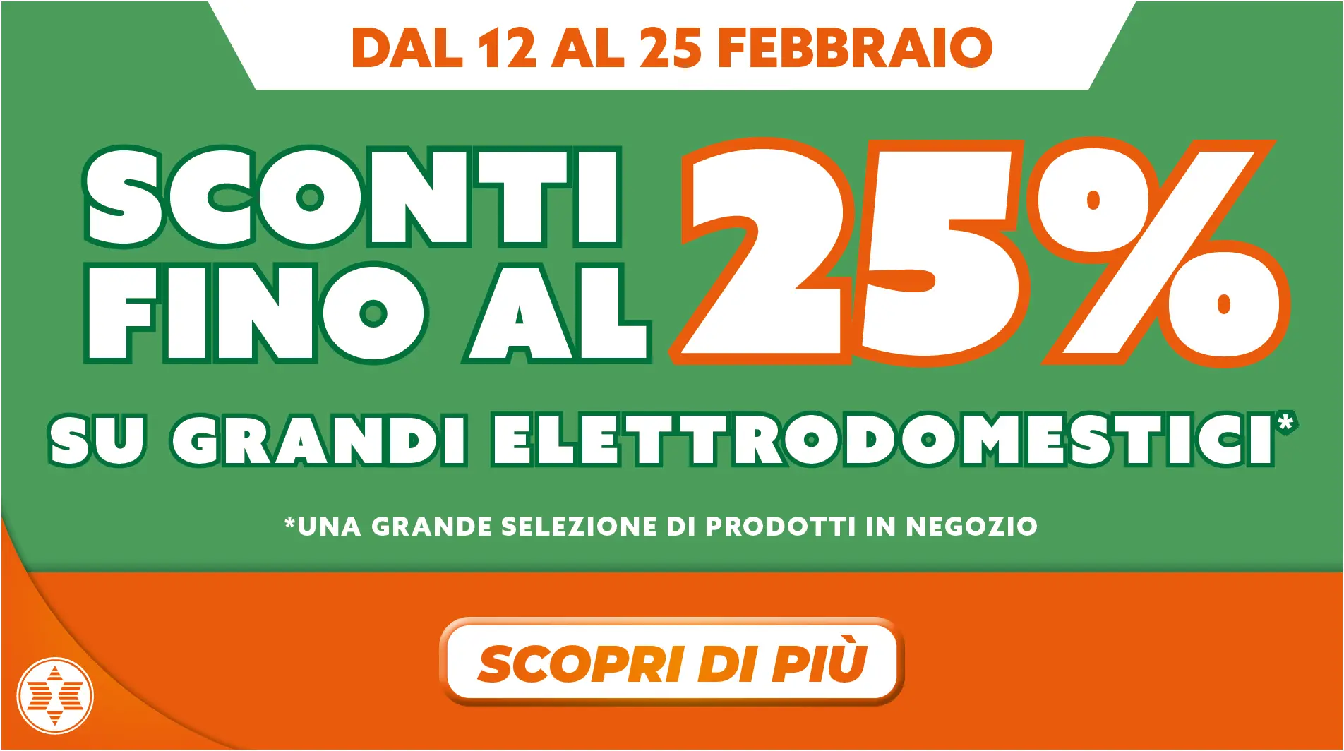 SCONTO FINO AL 25% GED 12-25 FEBBRAIO