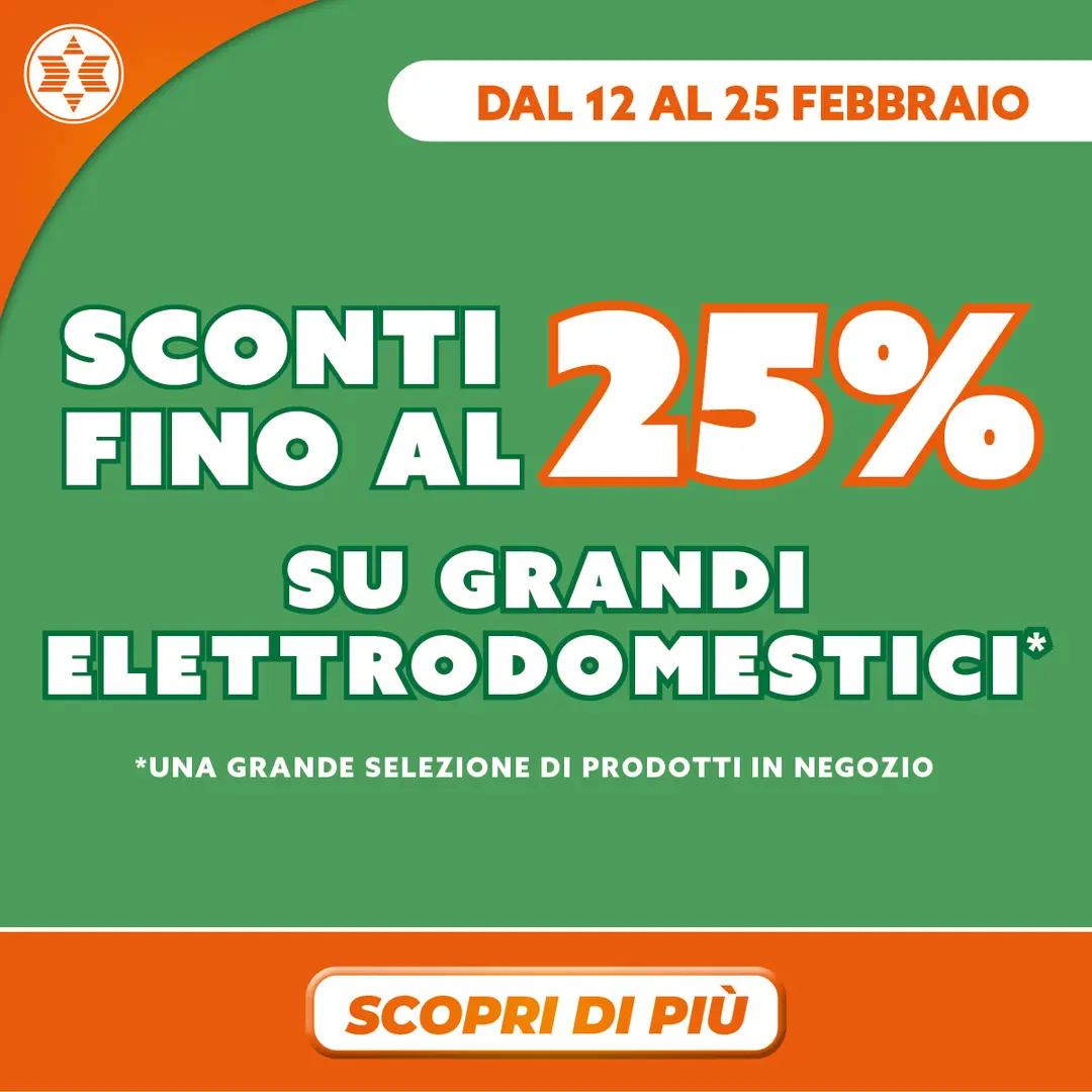 SCONTO FINO AL 25% GED 12-25 FEBBRAIO