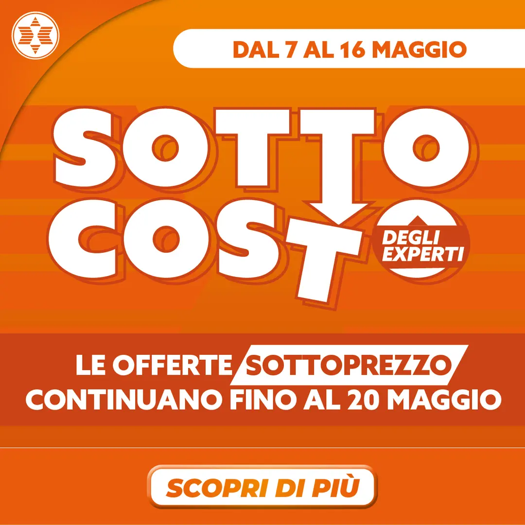 SOTTOCOSTO SOTTOPREZZI (7.05-20.05)