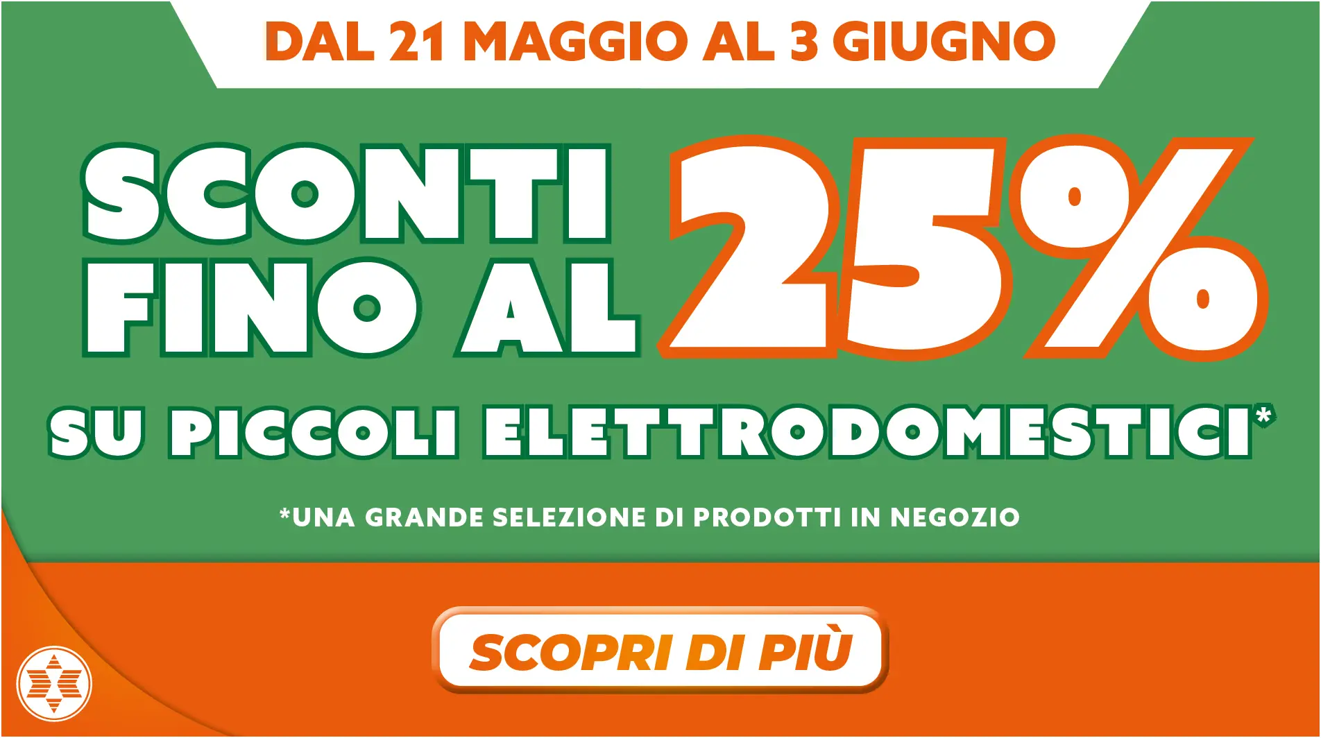 SCONTO FINO AL 25% PED (21.05 - 3.06)