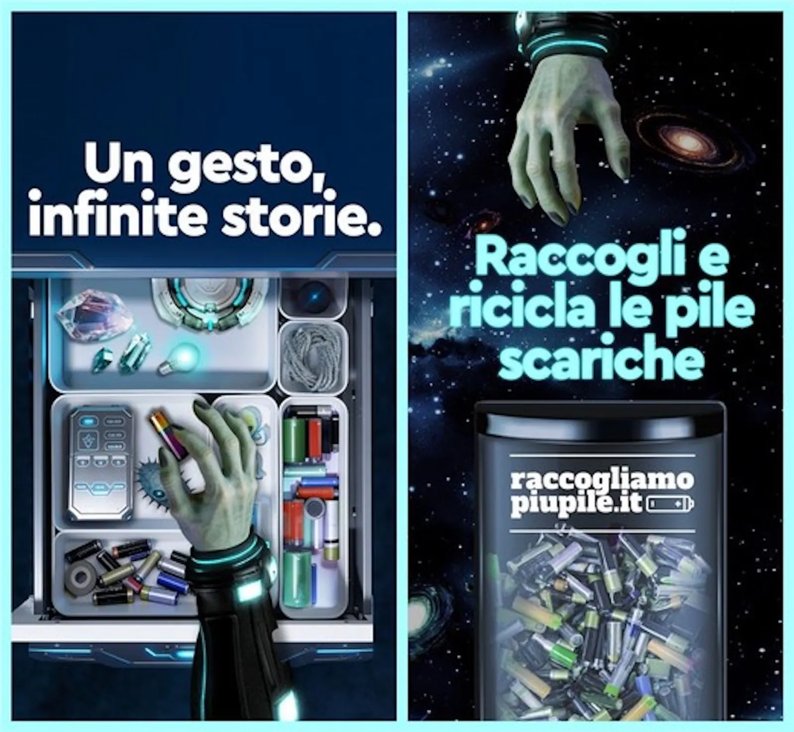 Pile scariche, riparte la campagna “Trova l’intruso”