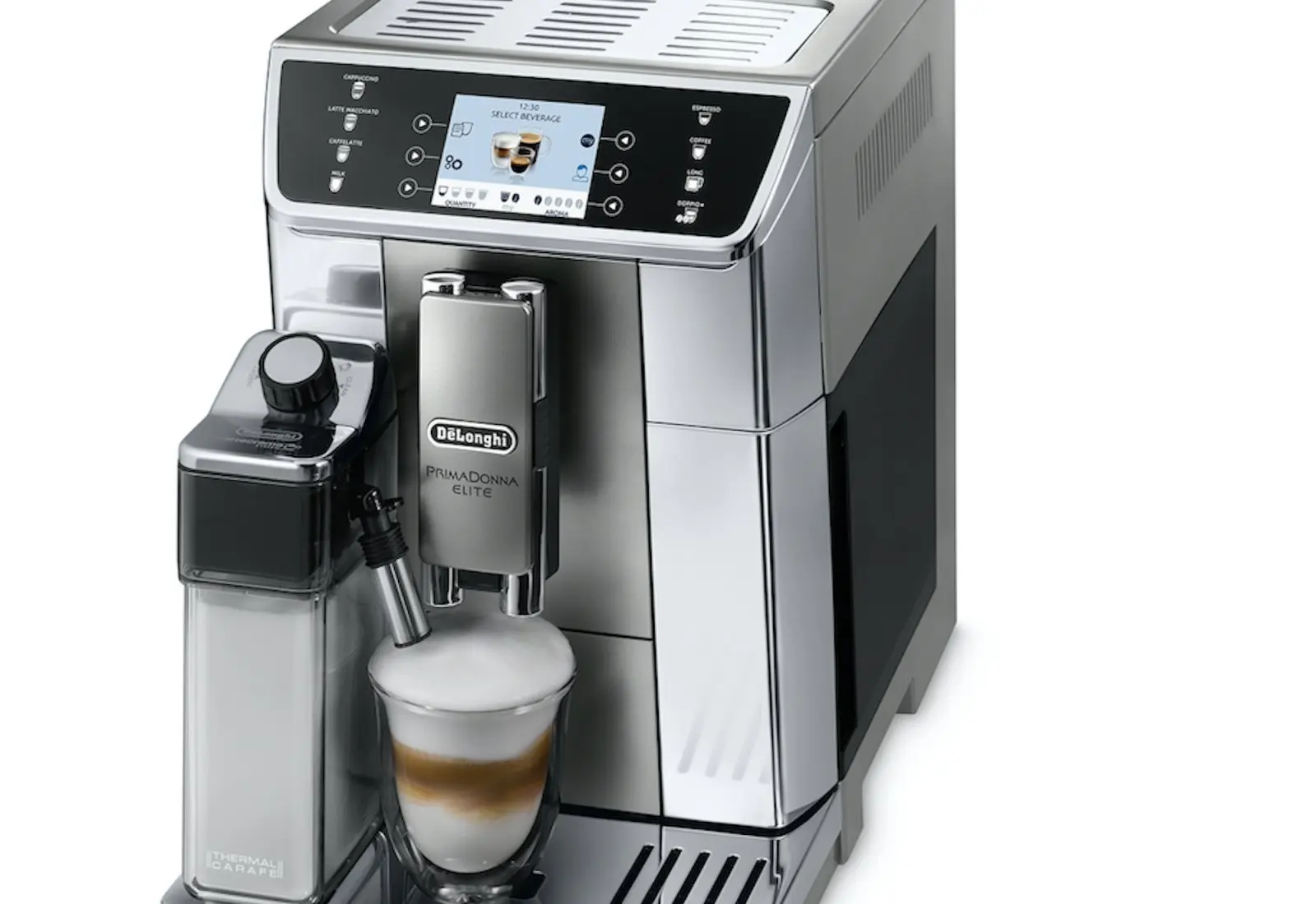 Immagine La macchina per il caffè che prepara bevande a base di... latte 1