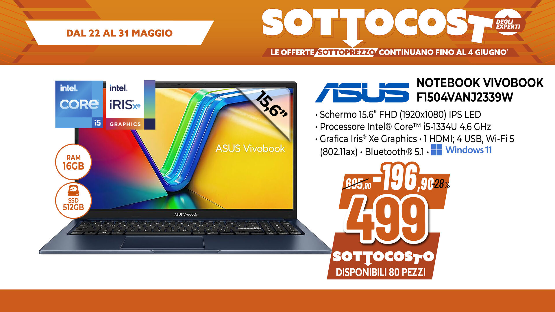 ASUS VIVOBOOK 15.6