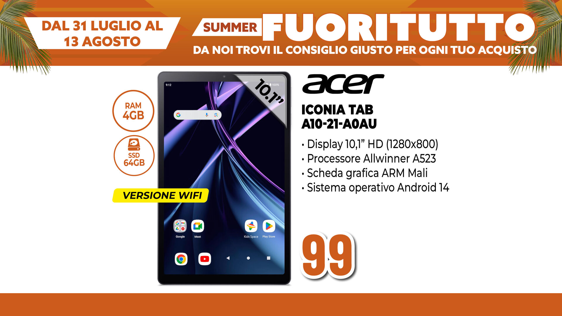 TABLET ACER ICONIA