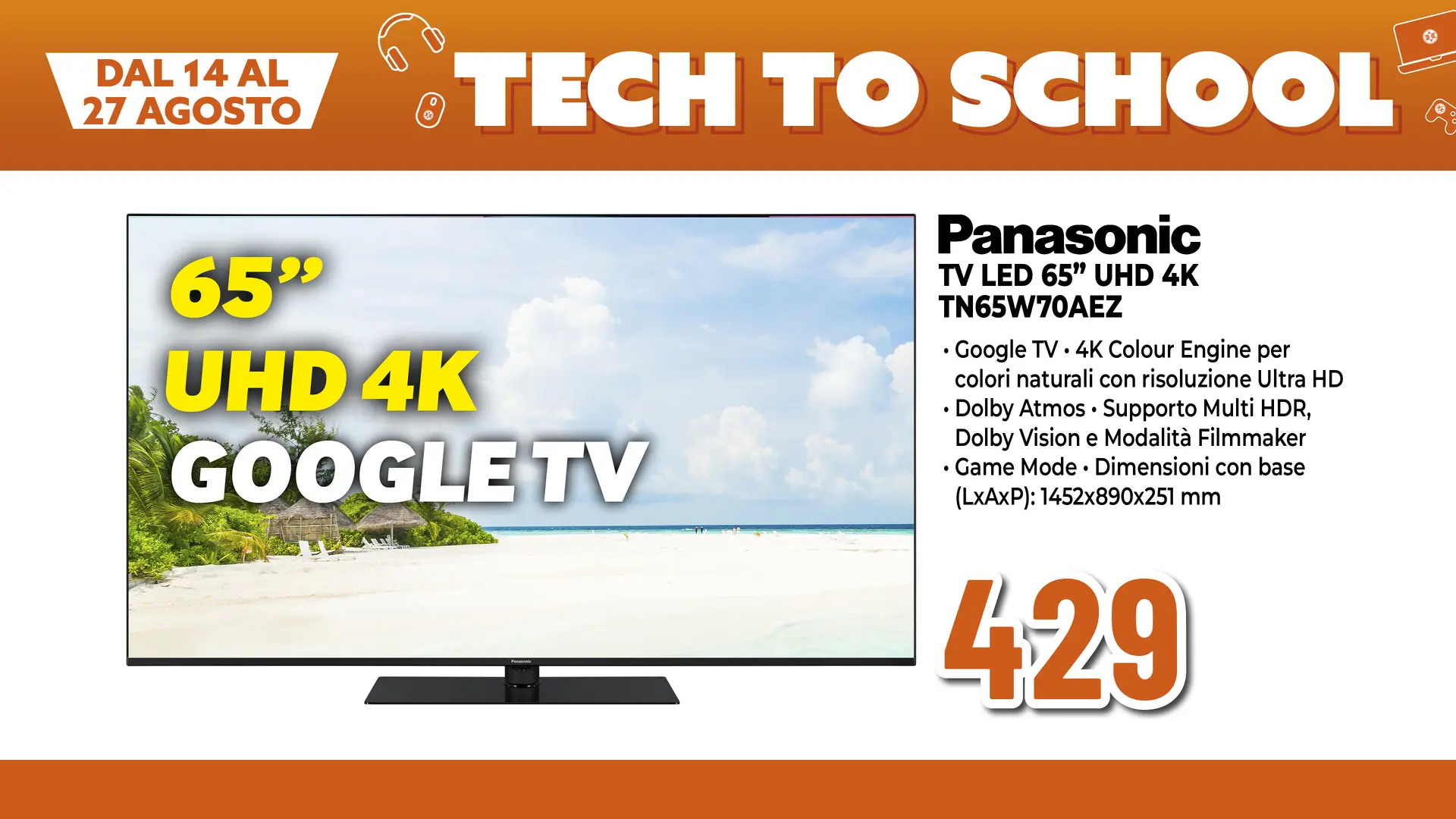 PANASONIC 65
